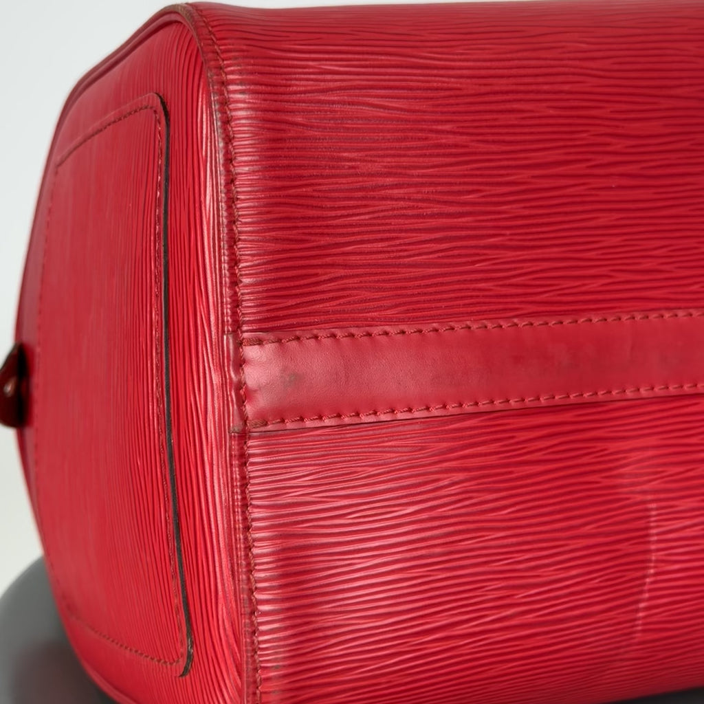 Louis Vuitton Epi Speedy 35 Red - Queen May