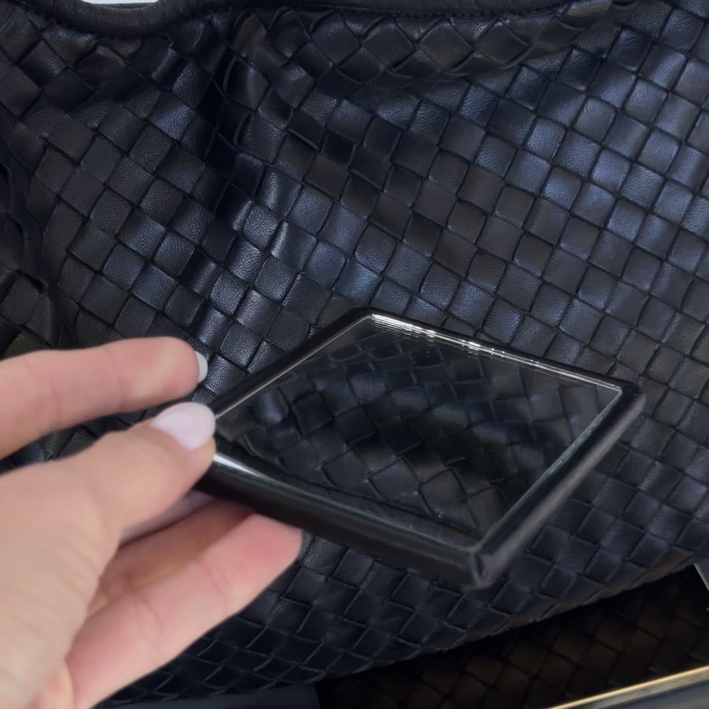 Bottega Veneta Intrecciato Hobo Black - Queen May