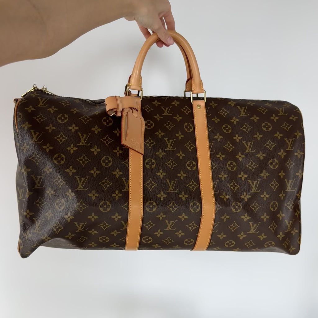Louis Vuitton Monogram Keepall Bandouliere 55 - Queen May