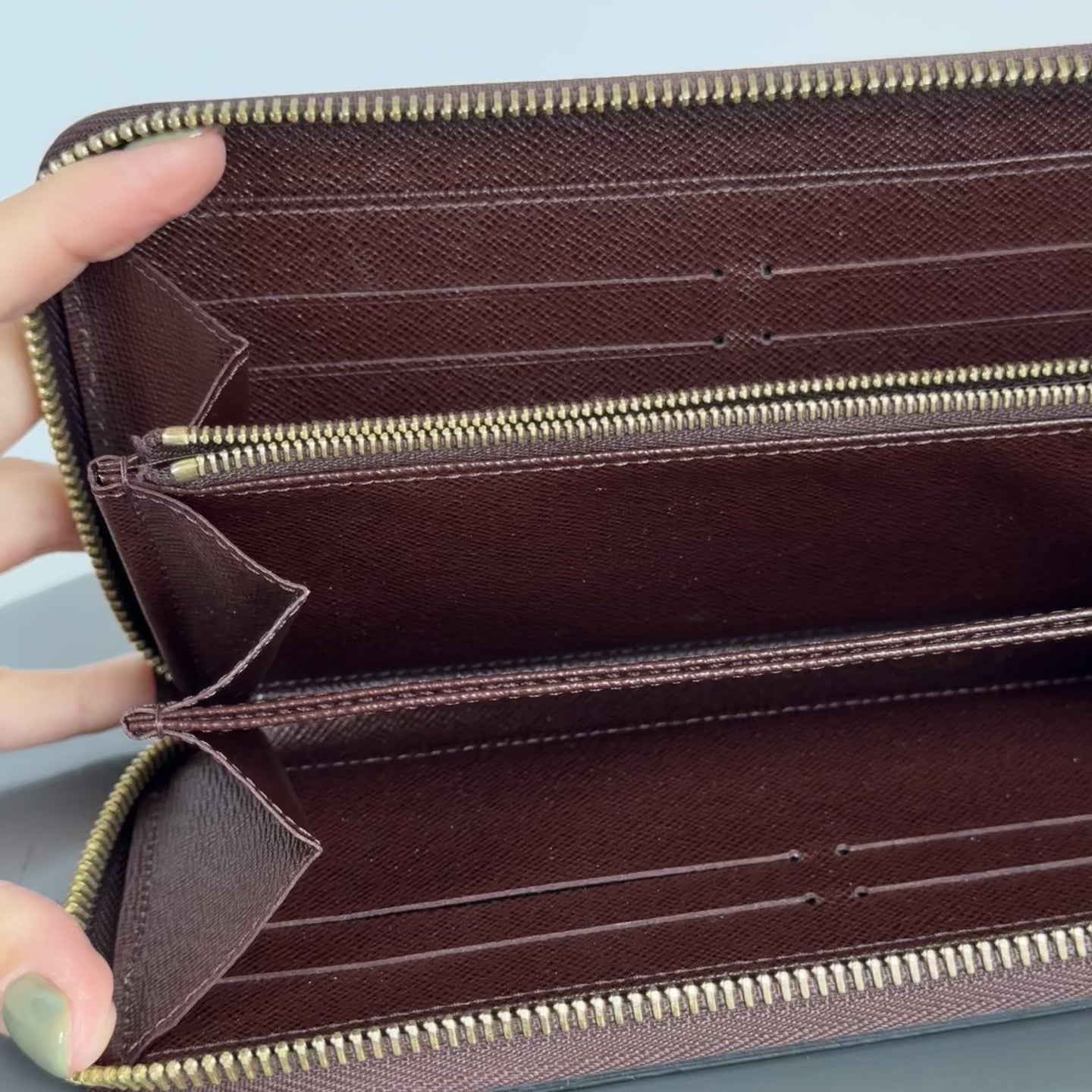 Louis Vuitton Black and White Monogram Gamma Zippy Wallet - Queen May