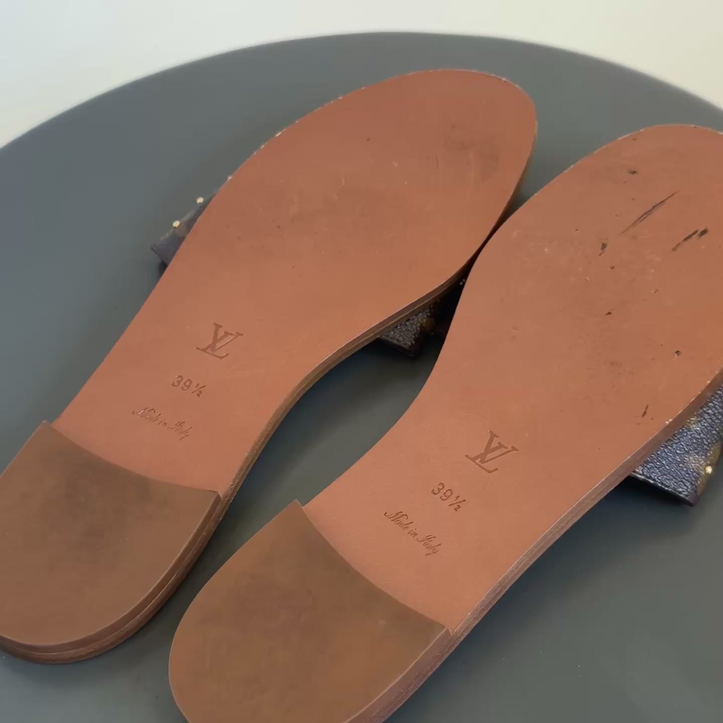 Louis Vuitton Monogram Studded Sandals - Queen May
