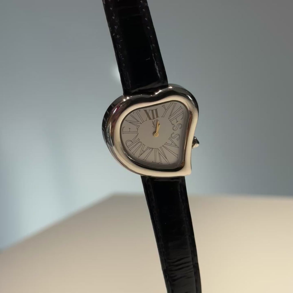 Vintage Yves Saint Laurent Heart Watch - Queen May