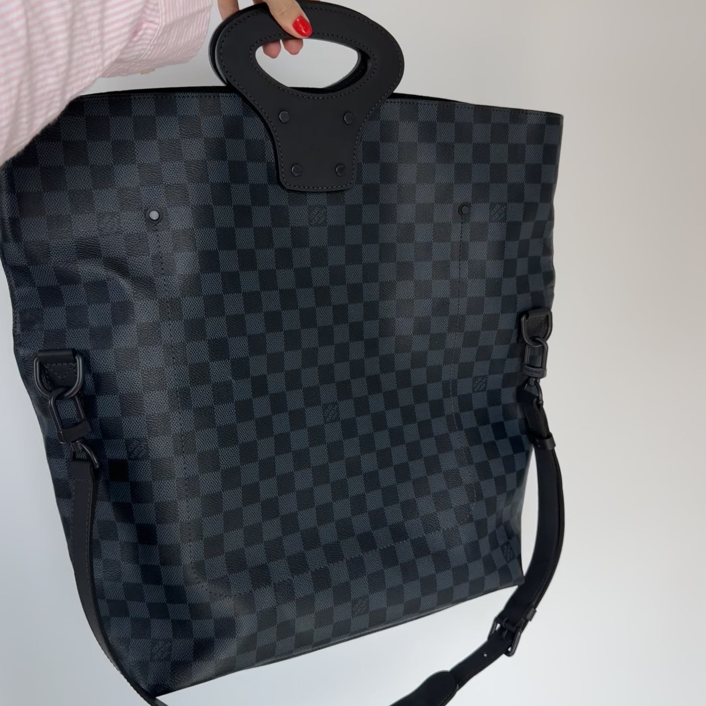 Louis Vuitton North South Cobalt Damier Tote Handle - Queen May