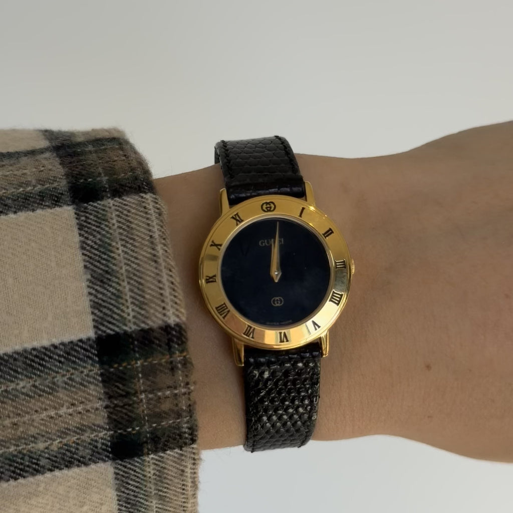 Gucci 3001L Gold Plated Watch - Queen May
