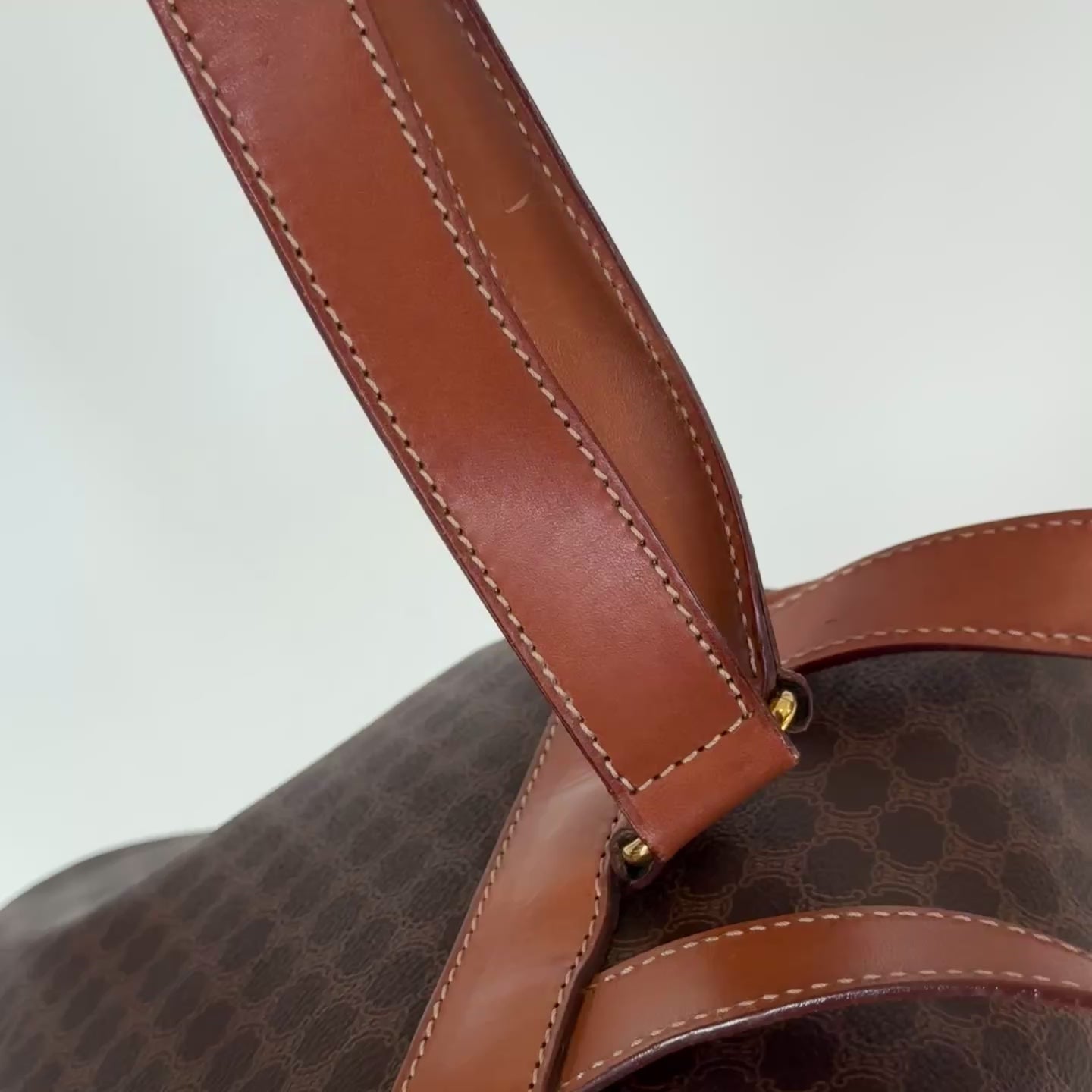 Celine Macadam Logo Charm Backpack - Queen May