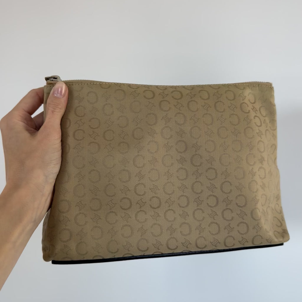Celine Canvas Toiletry Pouch - Queen May