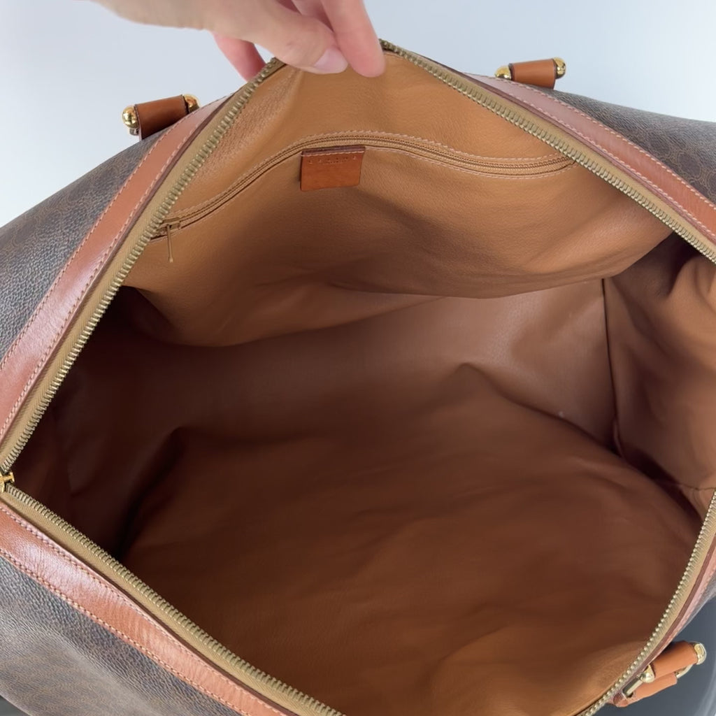 Vintage Celine Macadam Duffle Bag 50 - Queen May