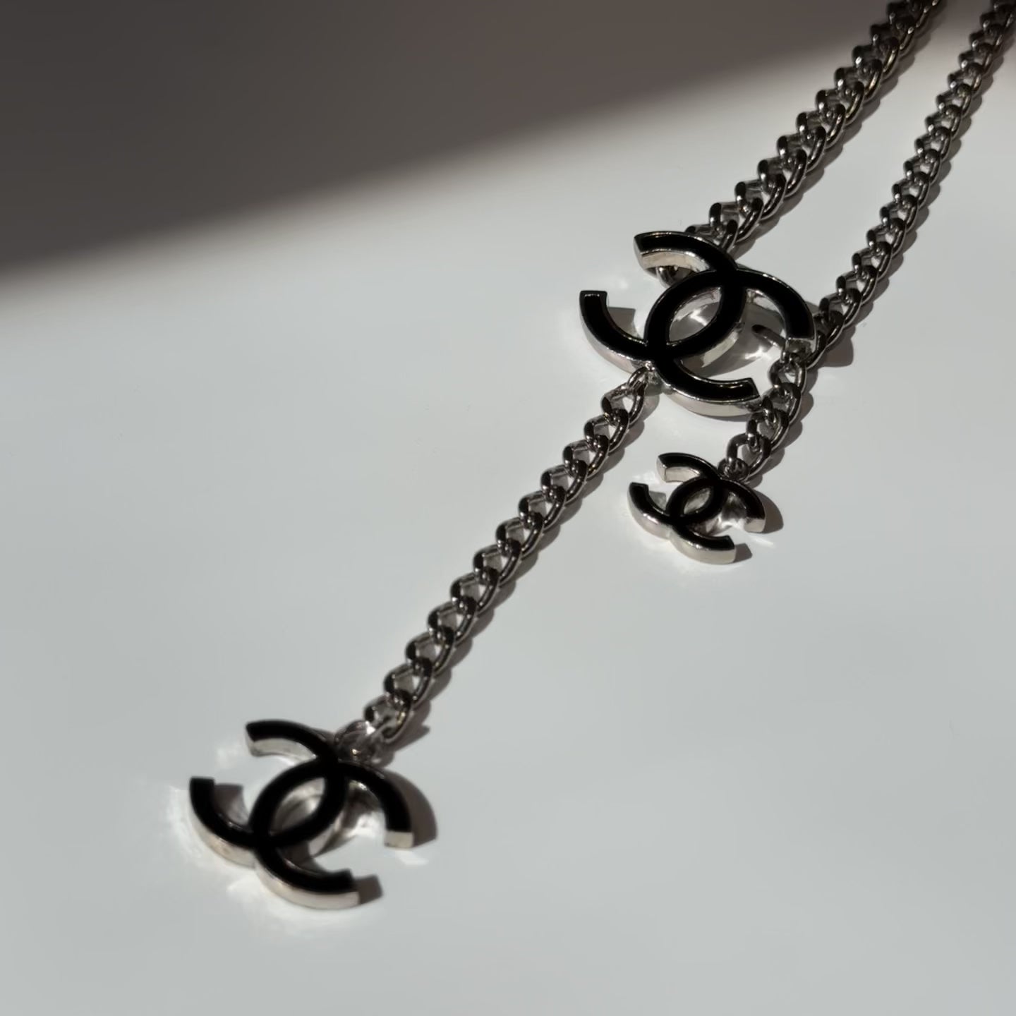 Vintage Chanel Double CC Necklace / Belt - Queen May