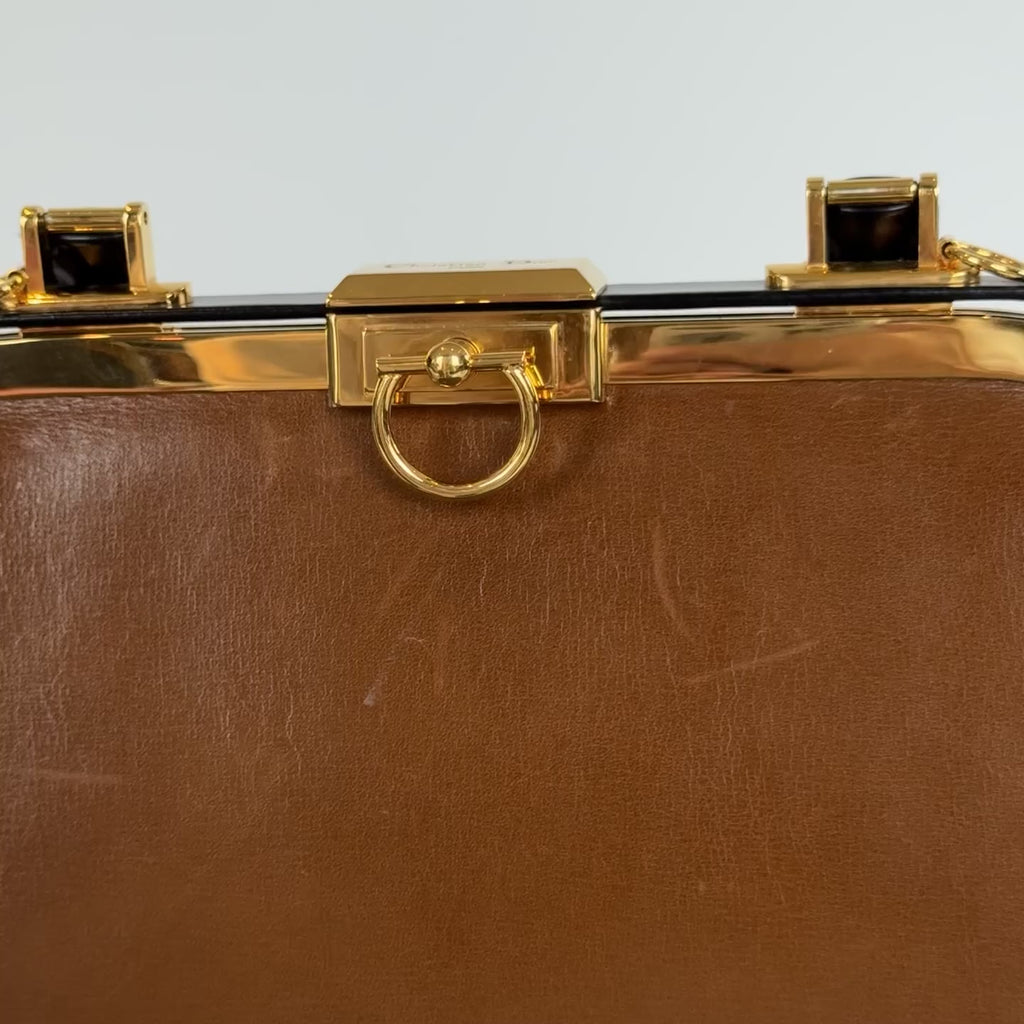 Christian Dior Vintage Fermoir Top Handle - Queen May