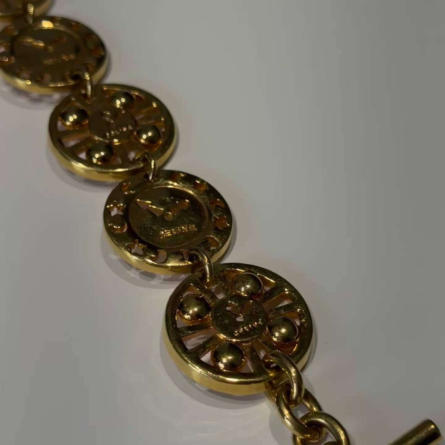 Celine Bracelet Circle Charms - Queen May