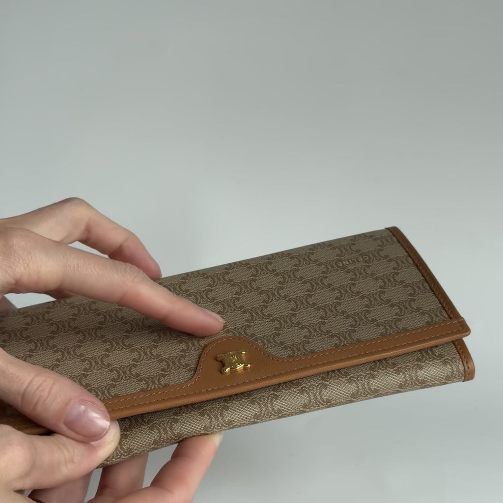 Vintage Celine Macadam Wallet - Queen May