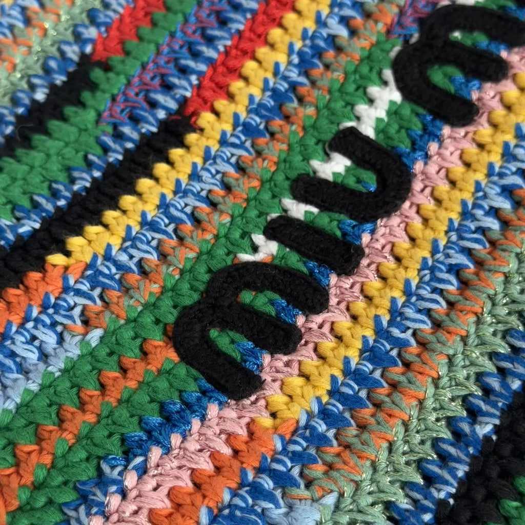 Miu Miu Multicolor Cotton Crochet Tote Bag - Queen May