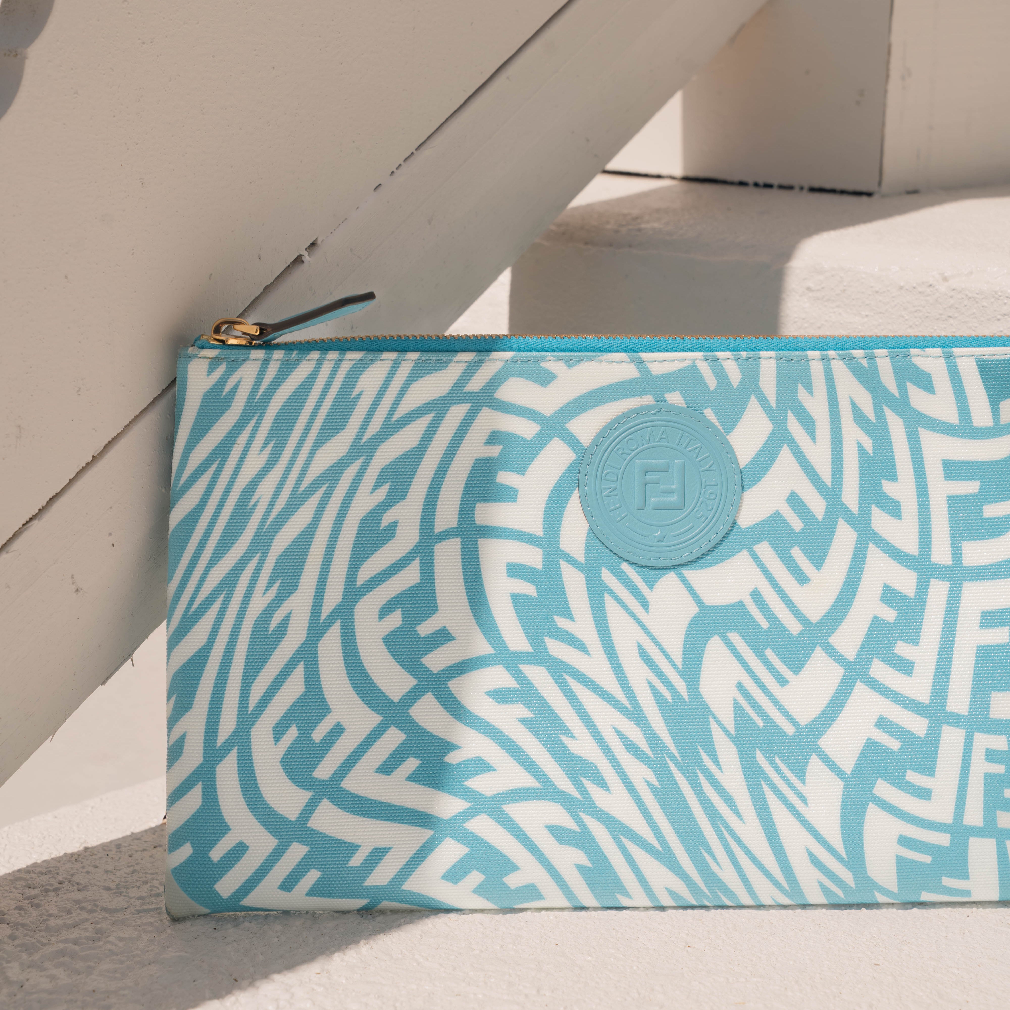 Fendi x Sarah Coleman Glazed Canvas Monogram Pouch 2021 - Queen May