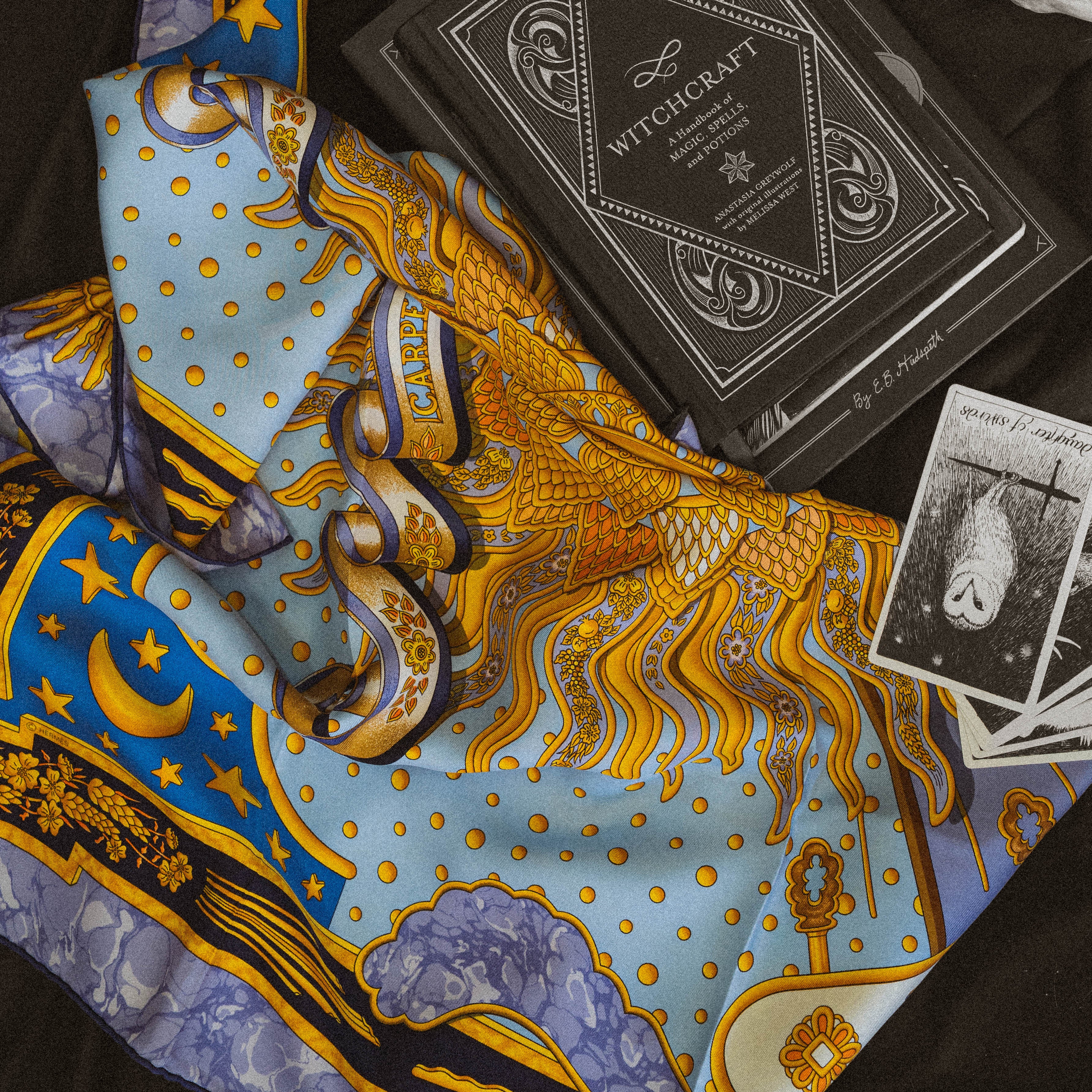 Hermes Carpe Diem Silk Scarf - Queen May