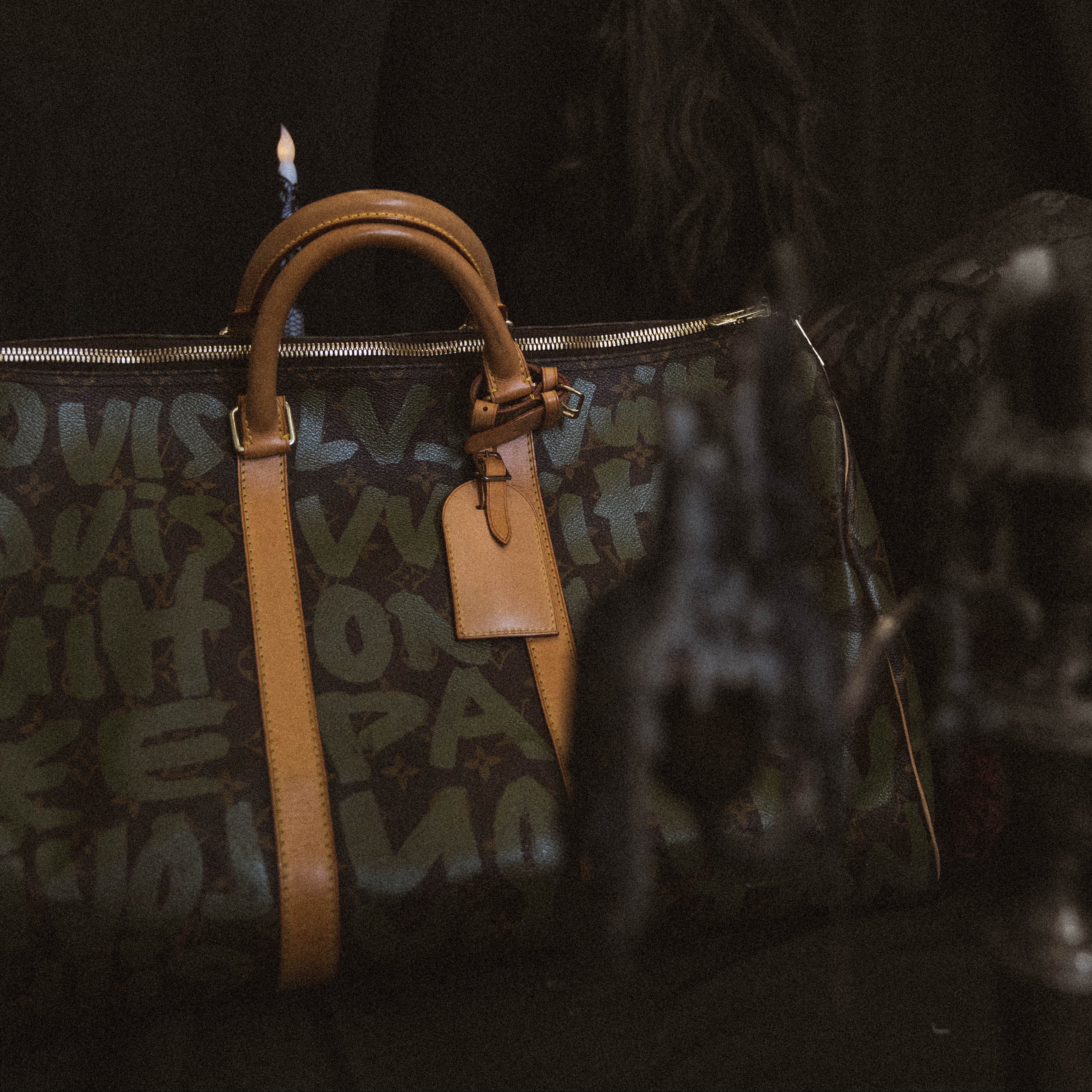 Louis Vuitton Stephen Sprouse Monogram Graffiti Keepall 50 Dark Green - Queen May