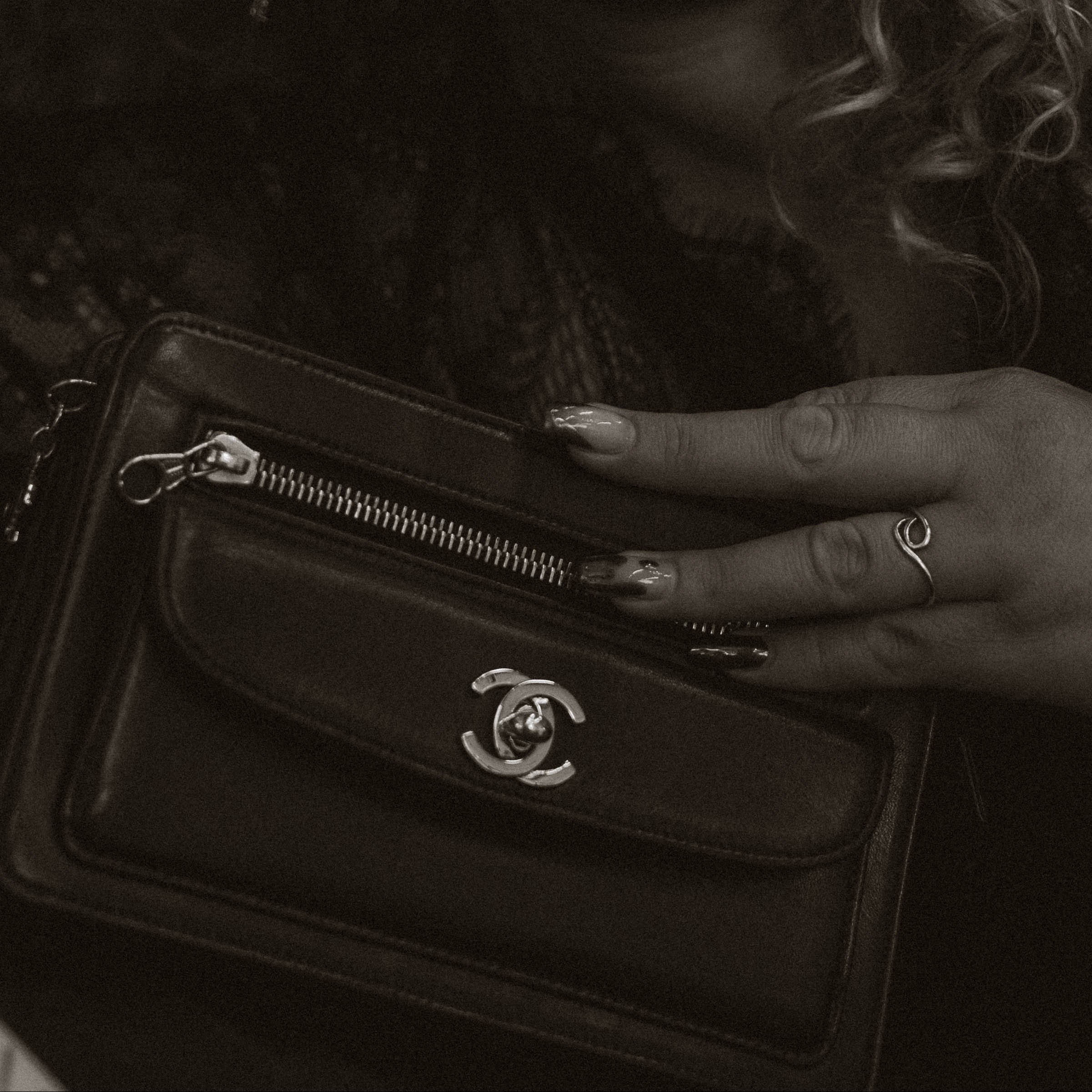 Vintage Chanel Lambskin Leather Clutch Bag - Queen May