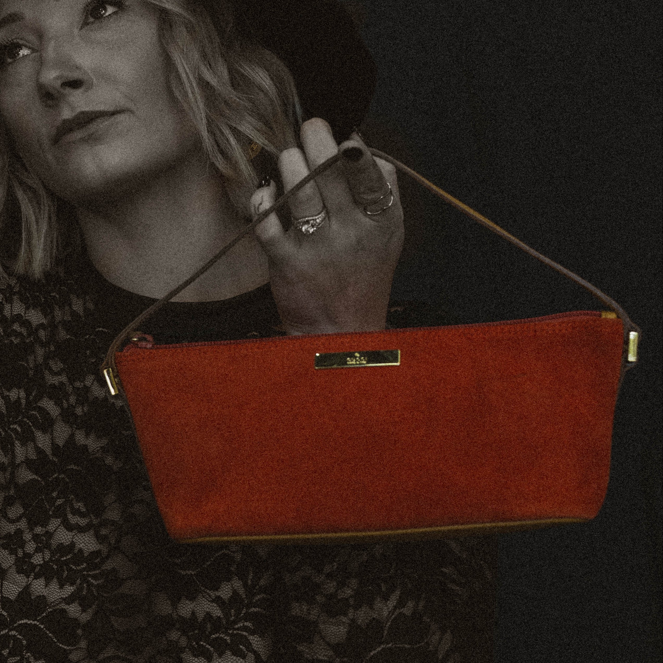 Gucci Suede Boat Pochette - Queen May