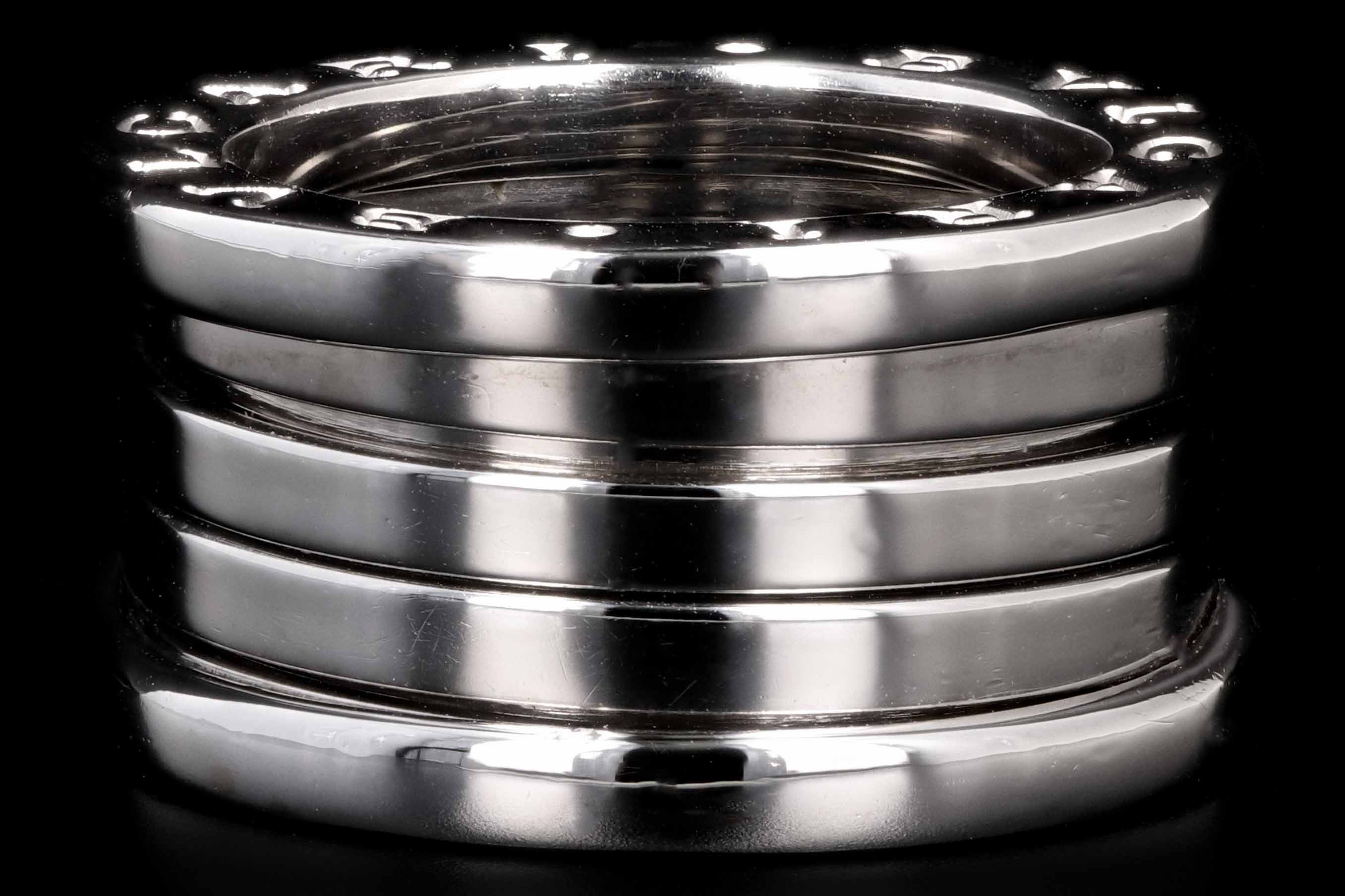 Modern Bvlgari 18K White Gold B. Zero 1 Band - Queen May