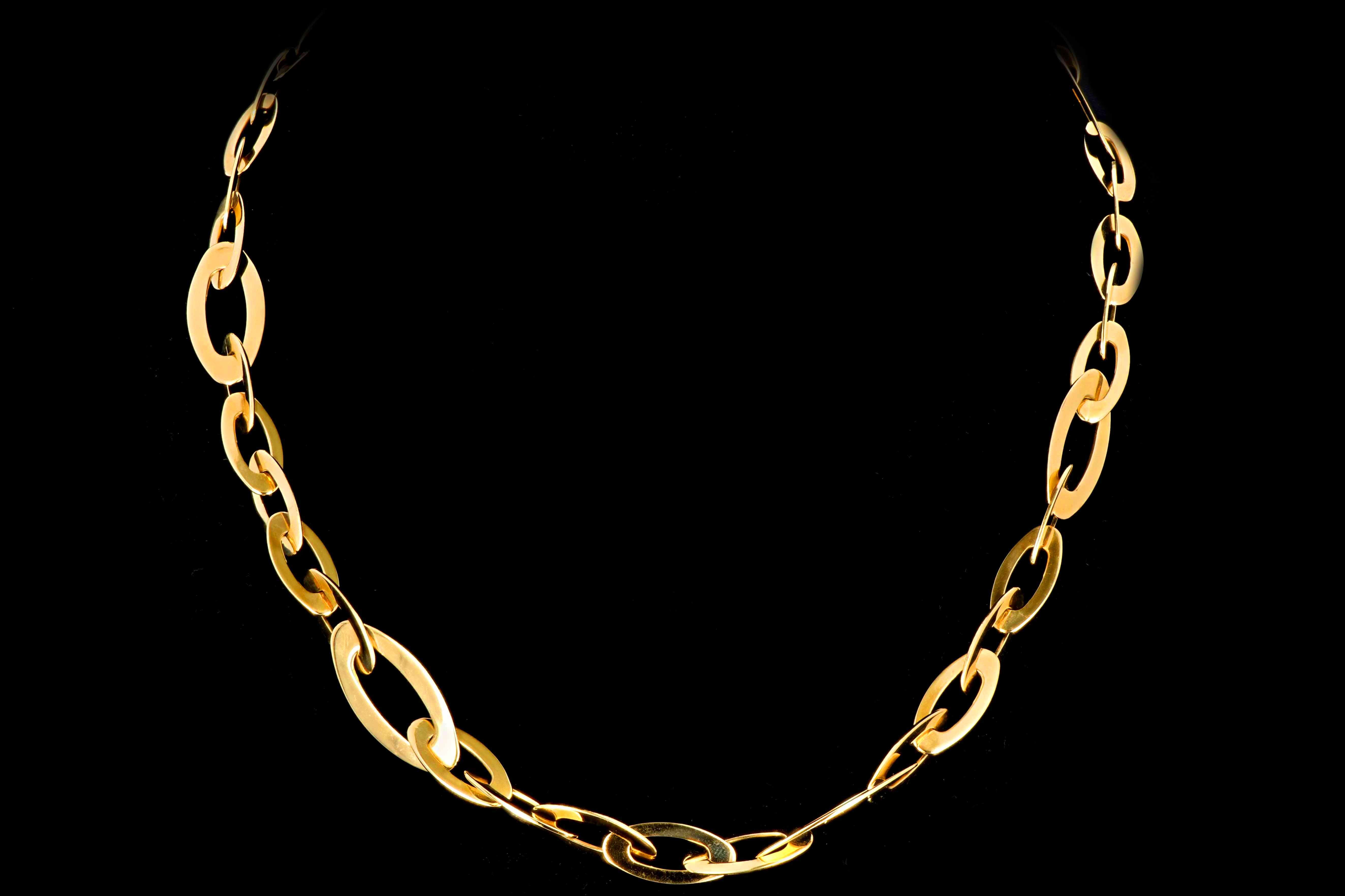 Roberto Coin 18K Yellow Gold 18 Inch Chic and Shine Necklace - Queen May