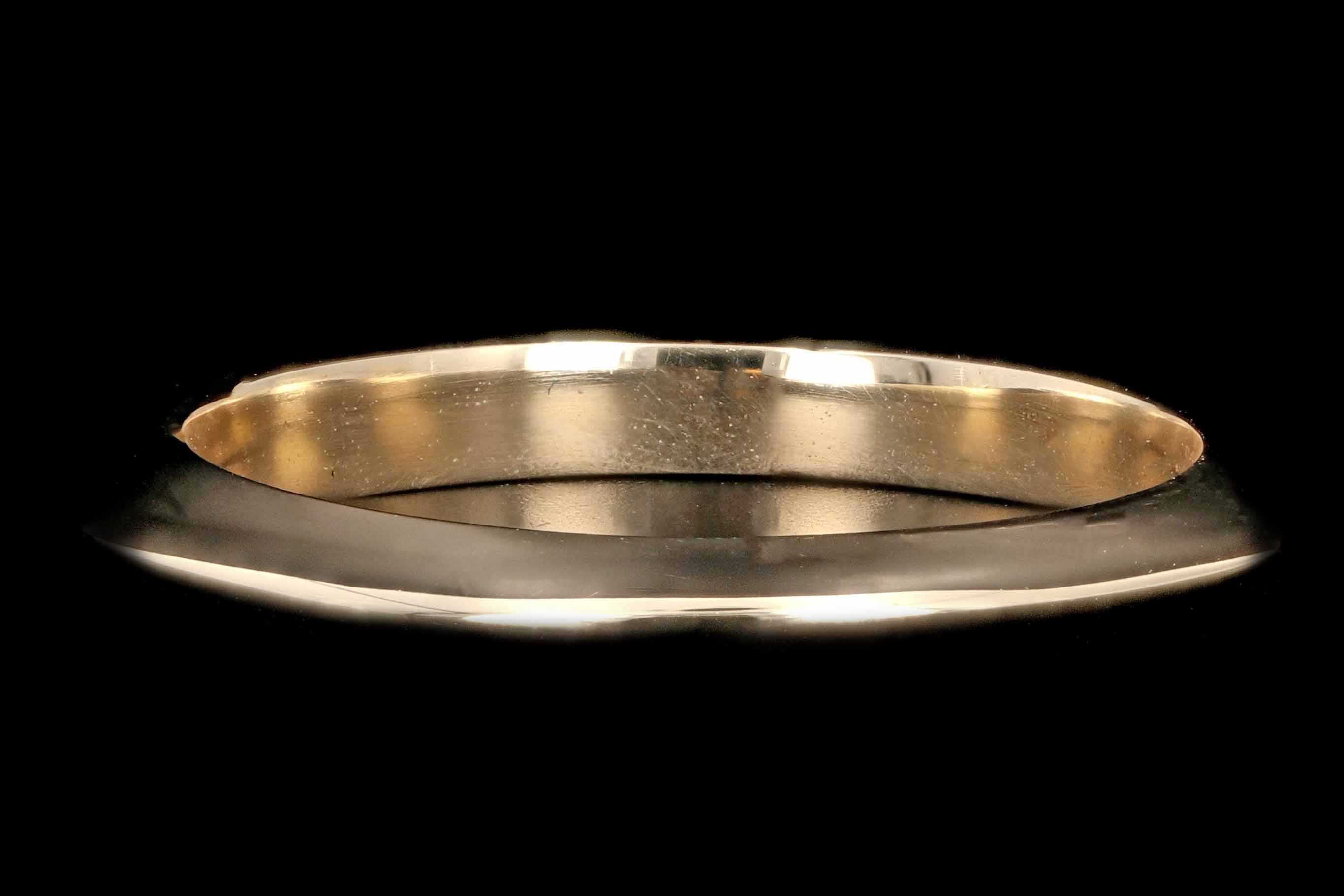New Handmade 14K Yellow Gold 2.4mm Knife Edge Band - Queen May