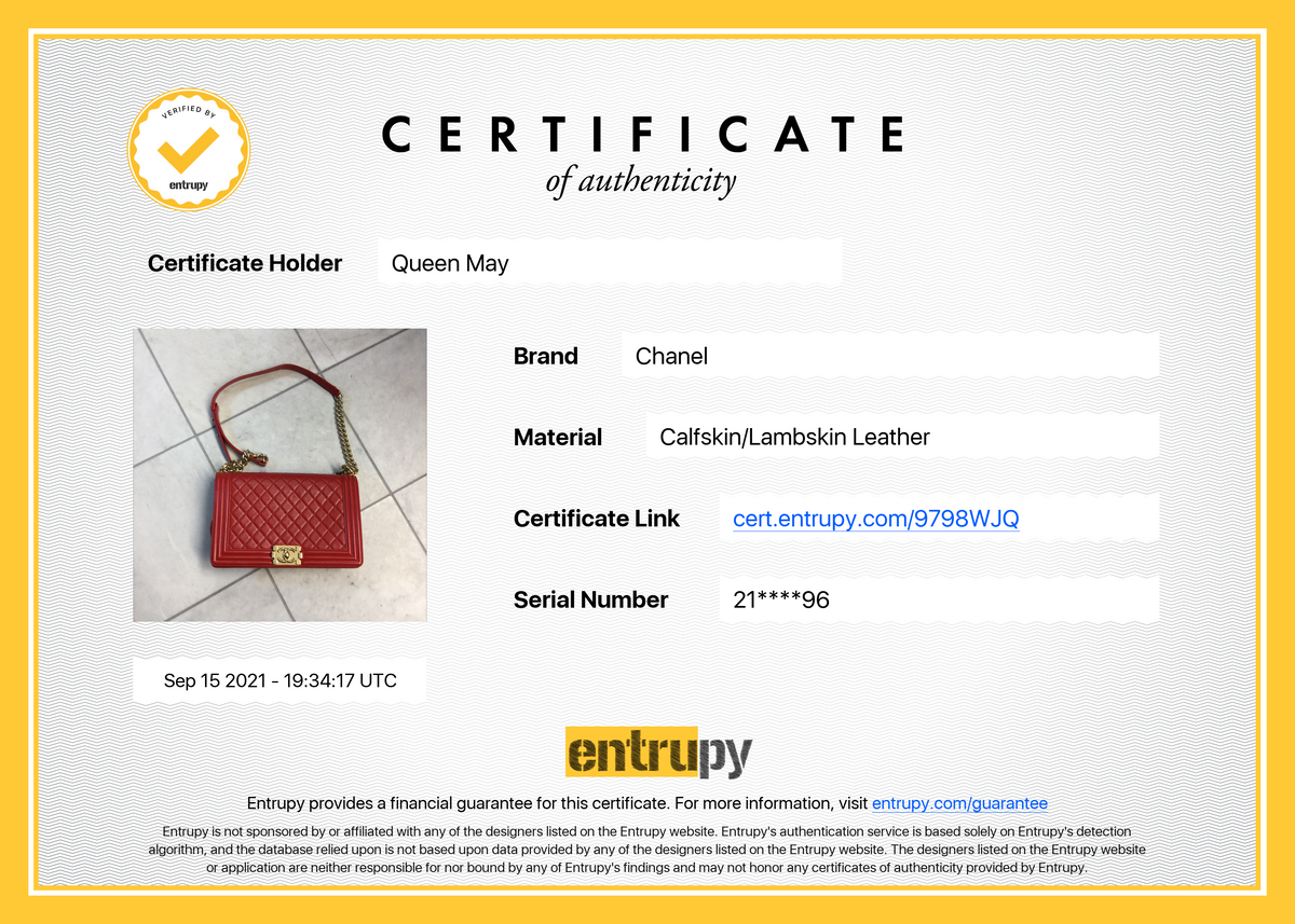 Chanel New Medium Boy Bag Red Lambskin - Queen May