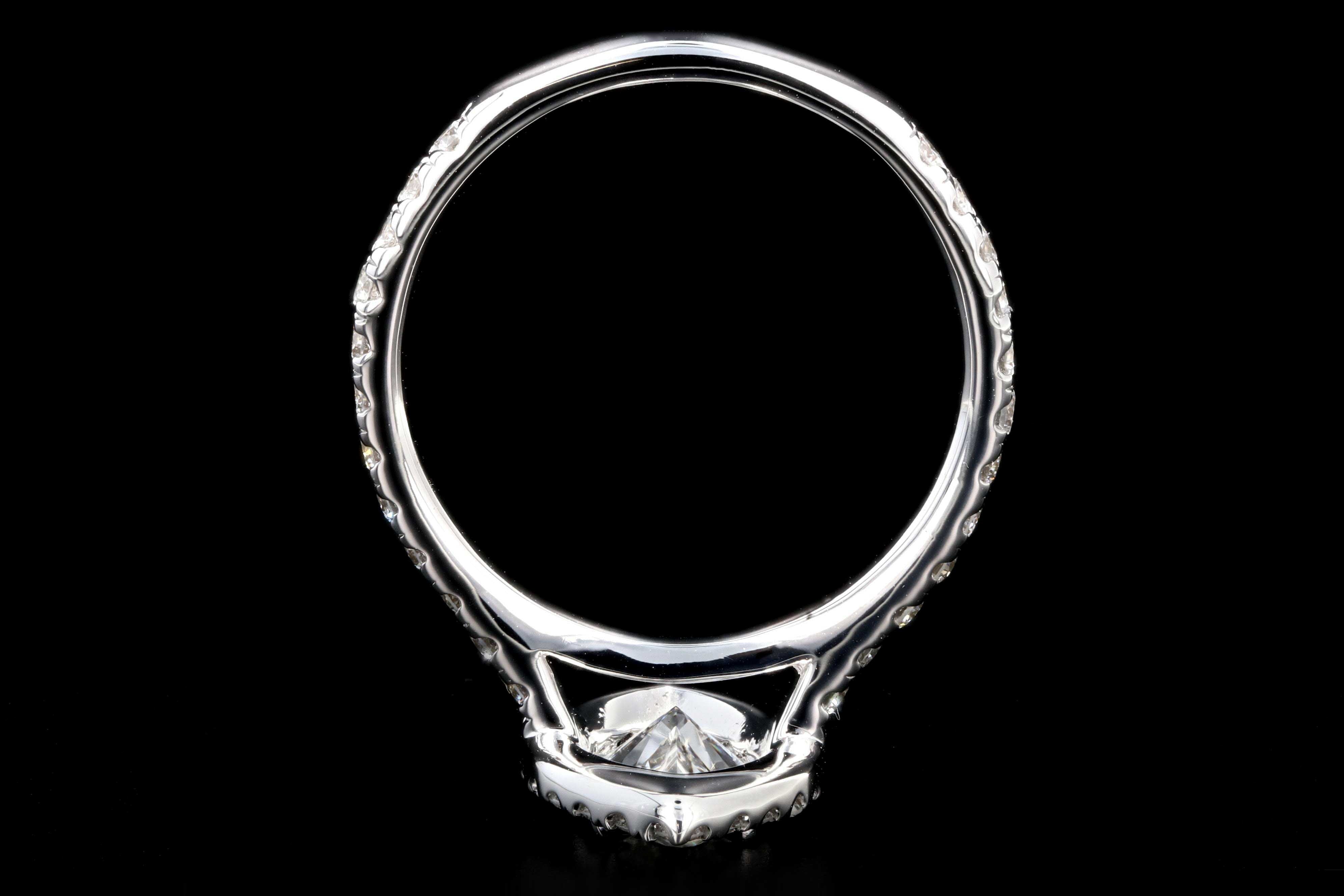 New 18K White Gold 1.47 CT Marquise Cut Diamond Engagement Ring GIA Certified - Queen May