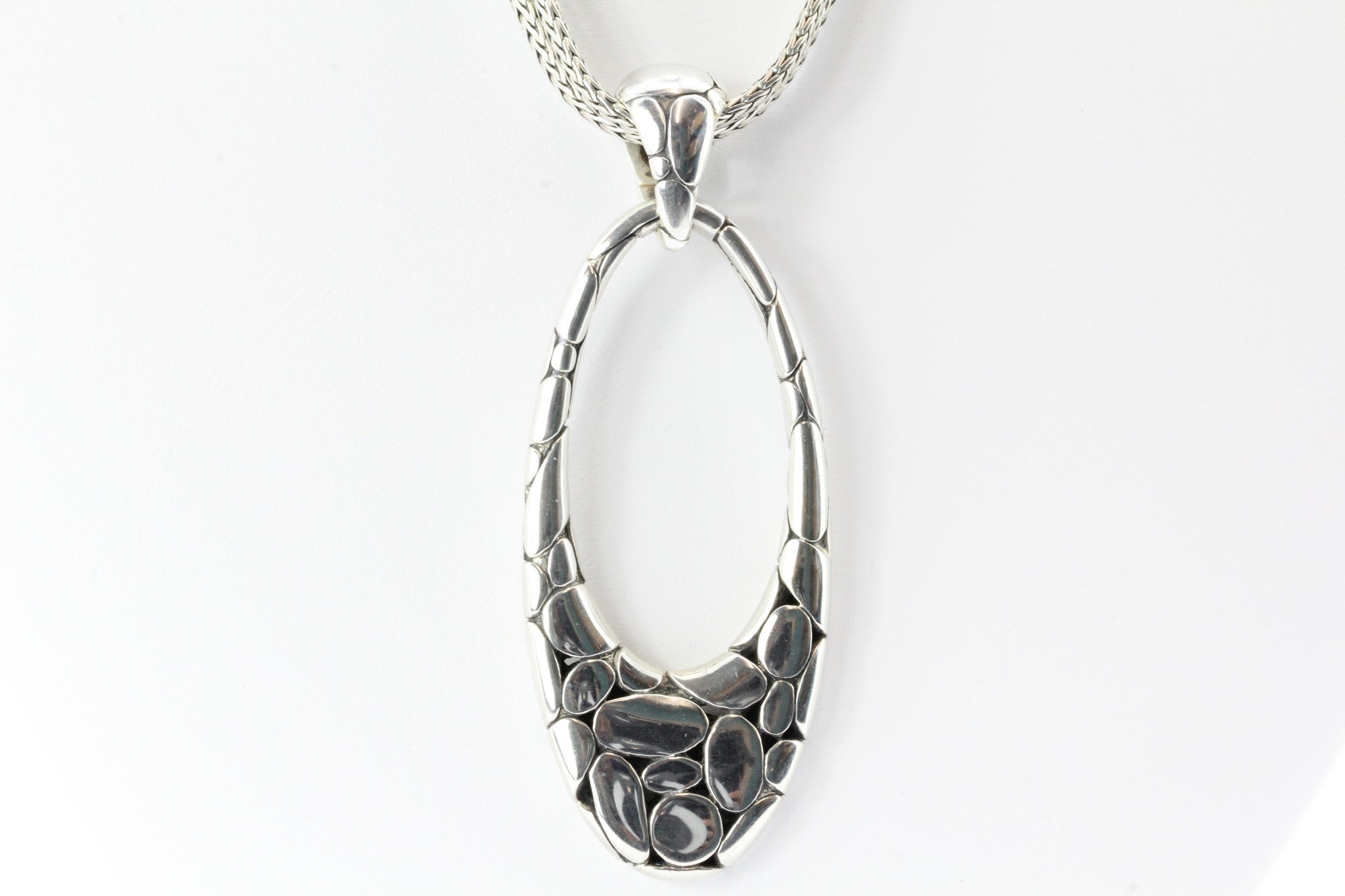 John Hardy Sterling Silver Kali Collection Dragonfly Pendant on Double Chain - Queen May