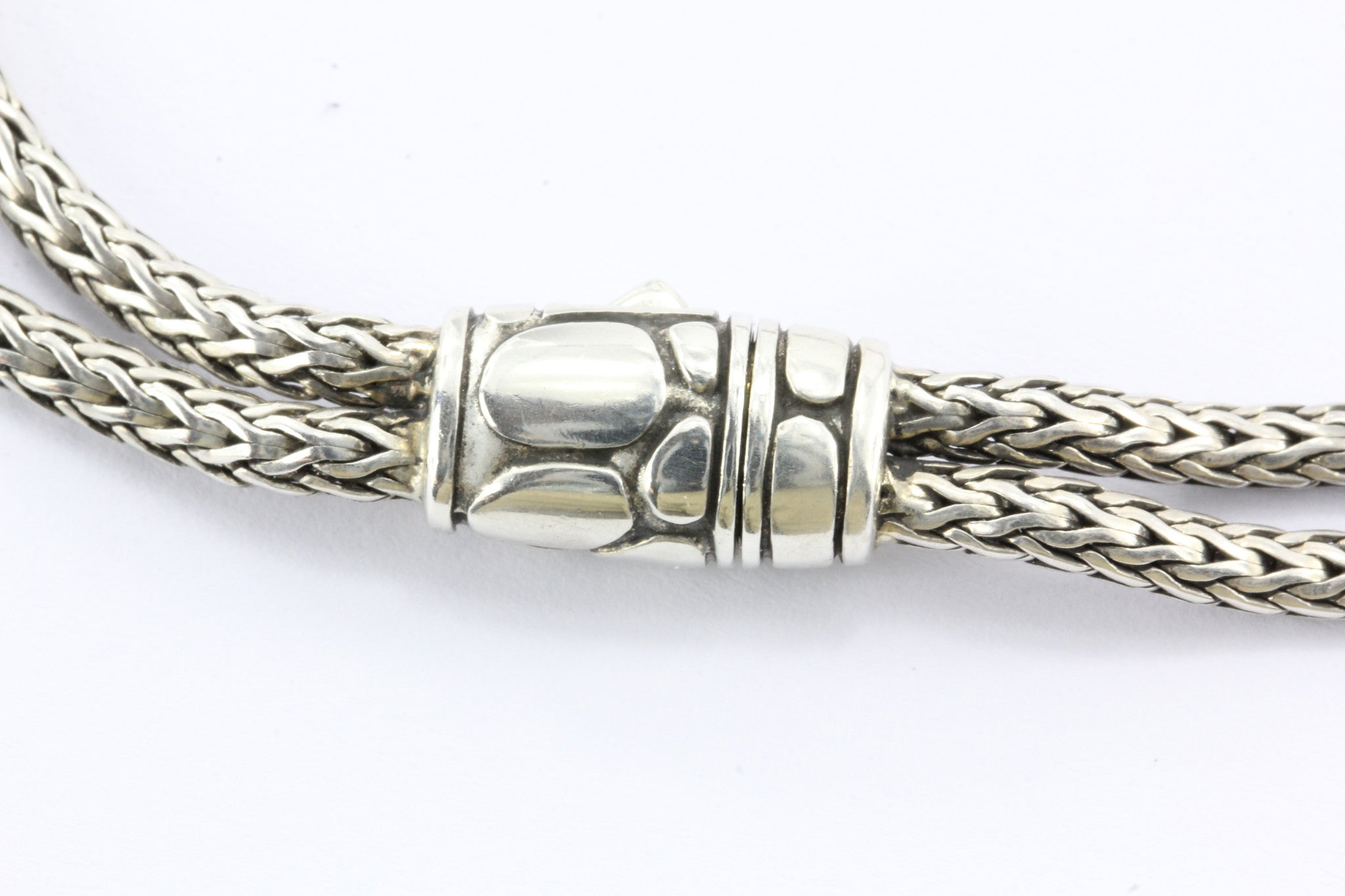 John Hardy Sterling Silver Kali Collection Dragonfly Pendant on Double Chain - Queen May