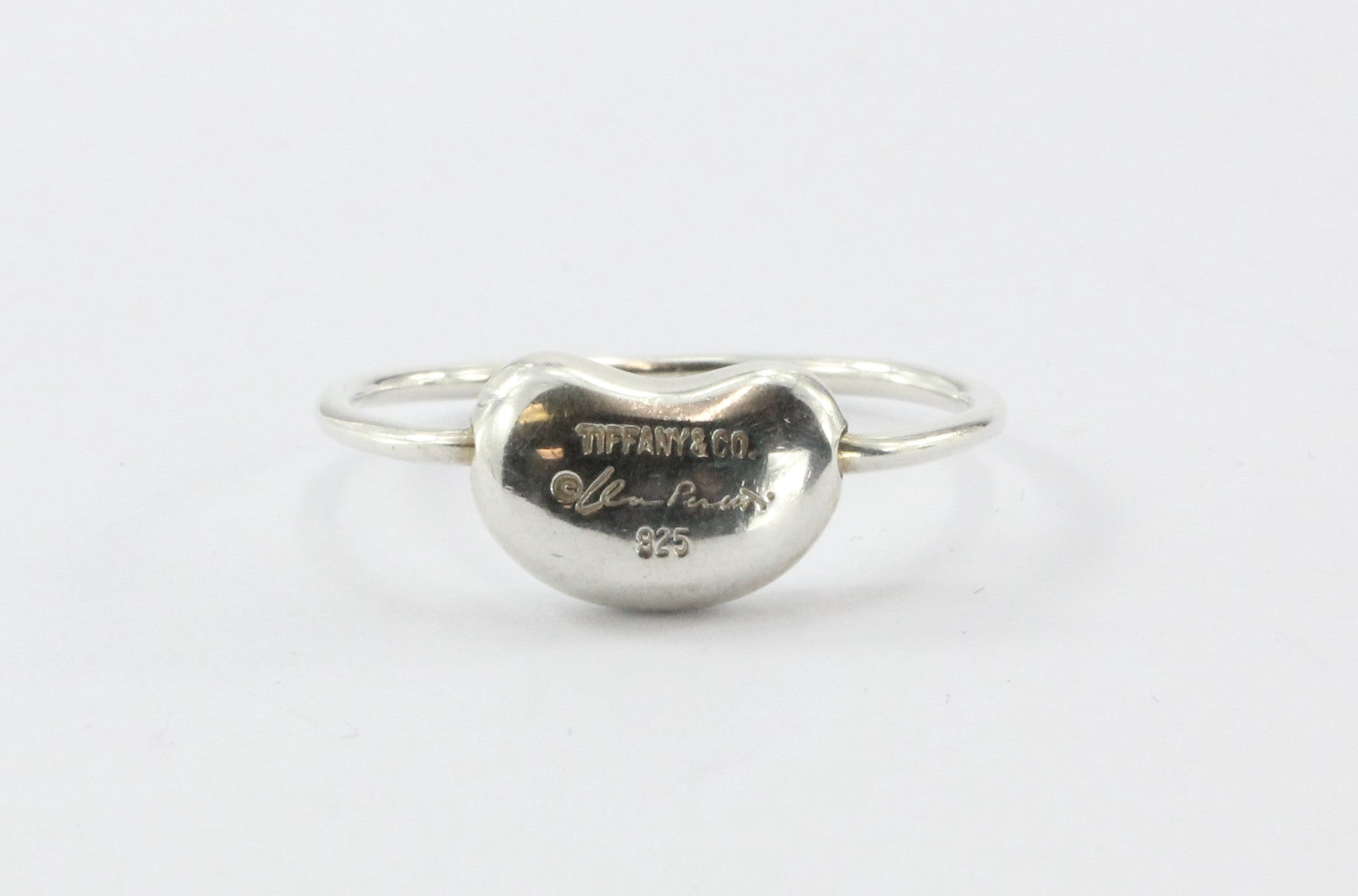Tiffany & Co Elsa Peretti 925 Sterling Silver Bean Ring Size 6 - Queen May