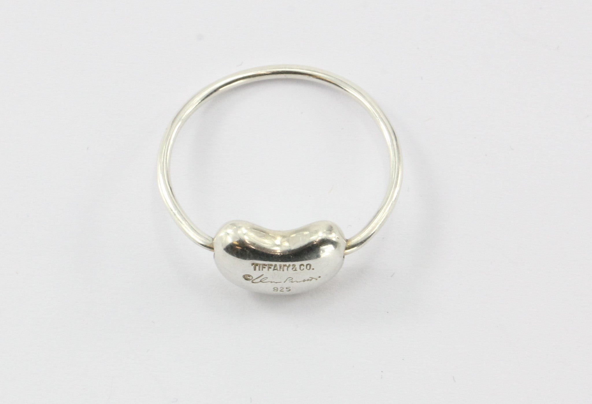 Tiffany & Co Elsa Peretti 925 Sterling Silver Bean Ring Size 6 - Queen May