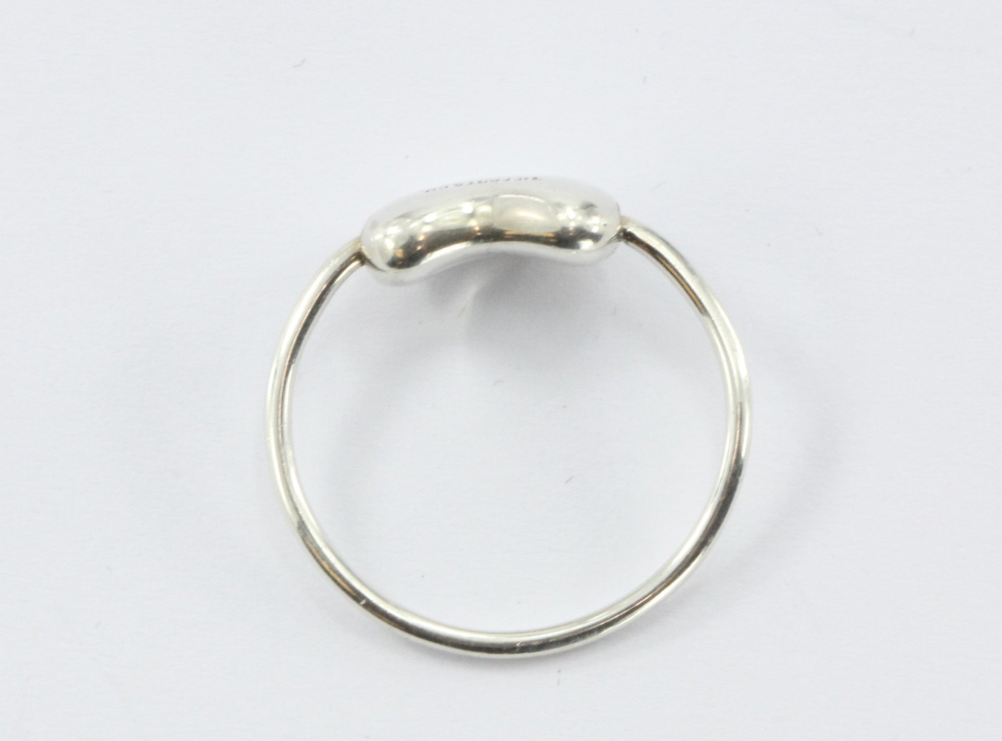 Tiffany & Co Elsa Peretti 925 Sterling Silver Bean Ring Size 6 - Queen May