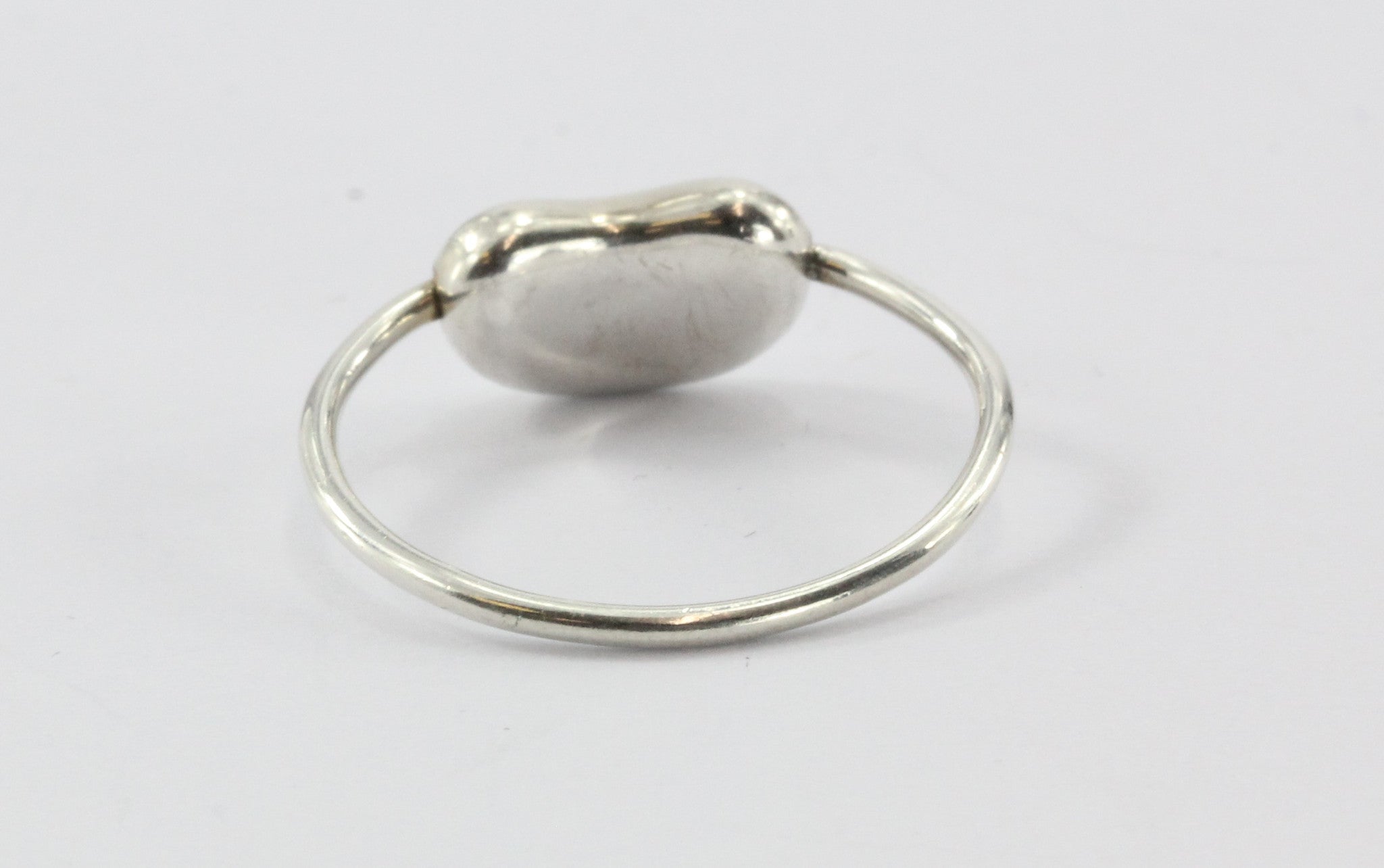Tiffany & Co Elsa Peretti 925 Sterling Silver Bean Ring Size 6 - Queen May