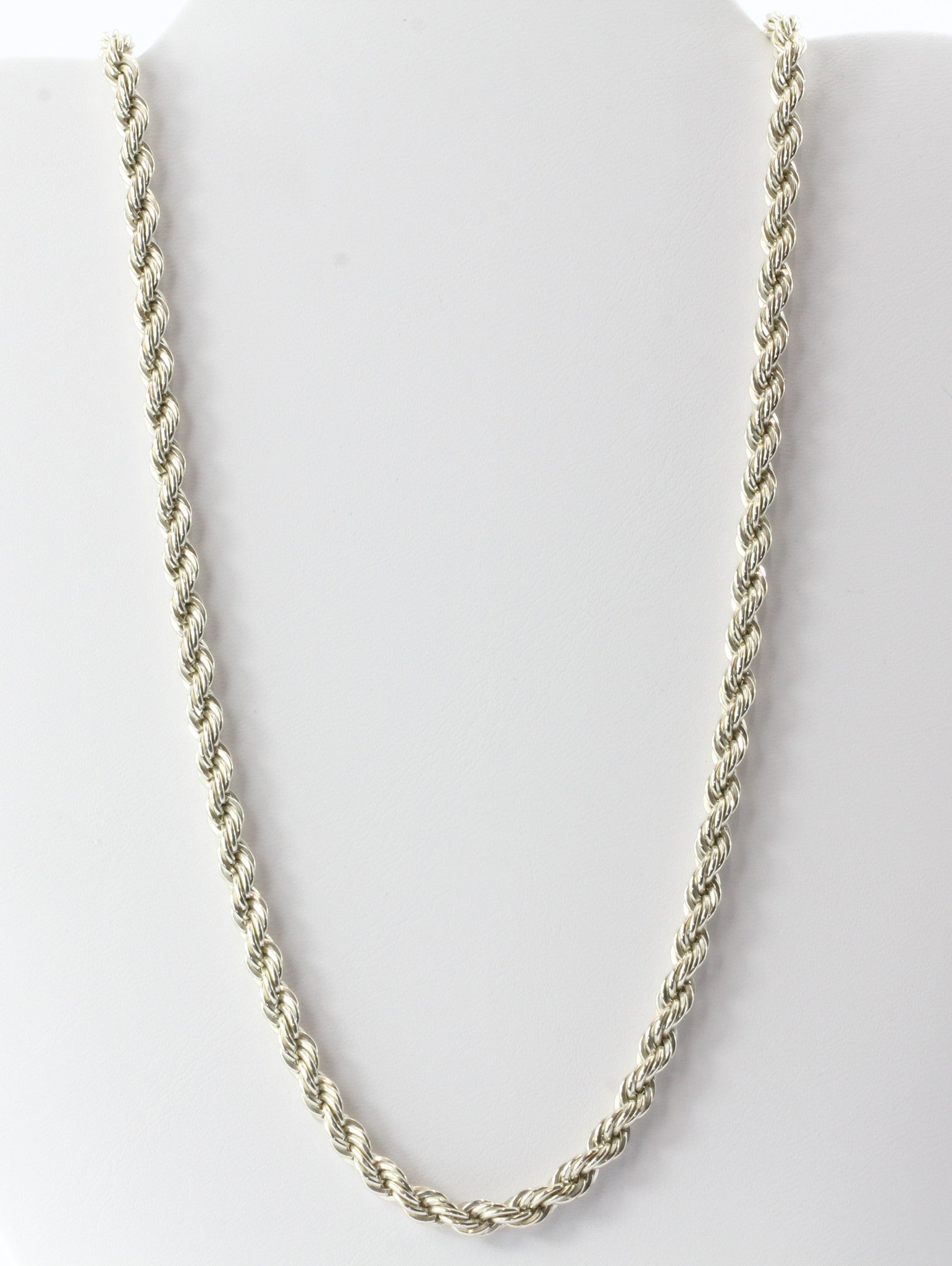 Tiffany & Co Sterling Silver Rope Chain 24" - Queen May