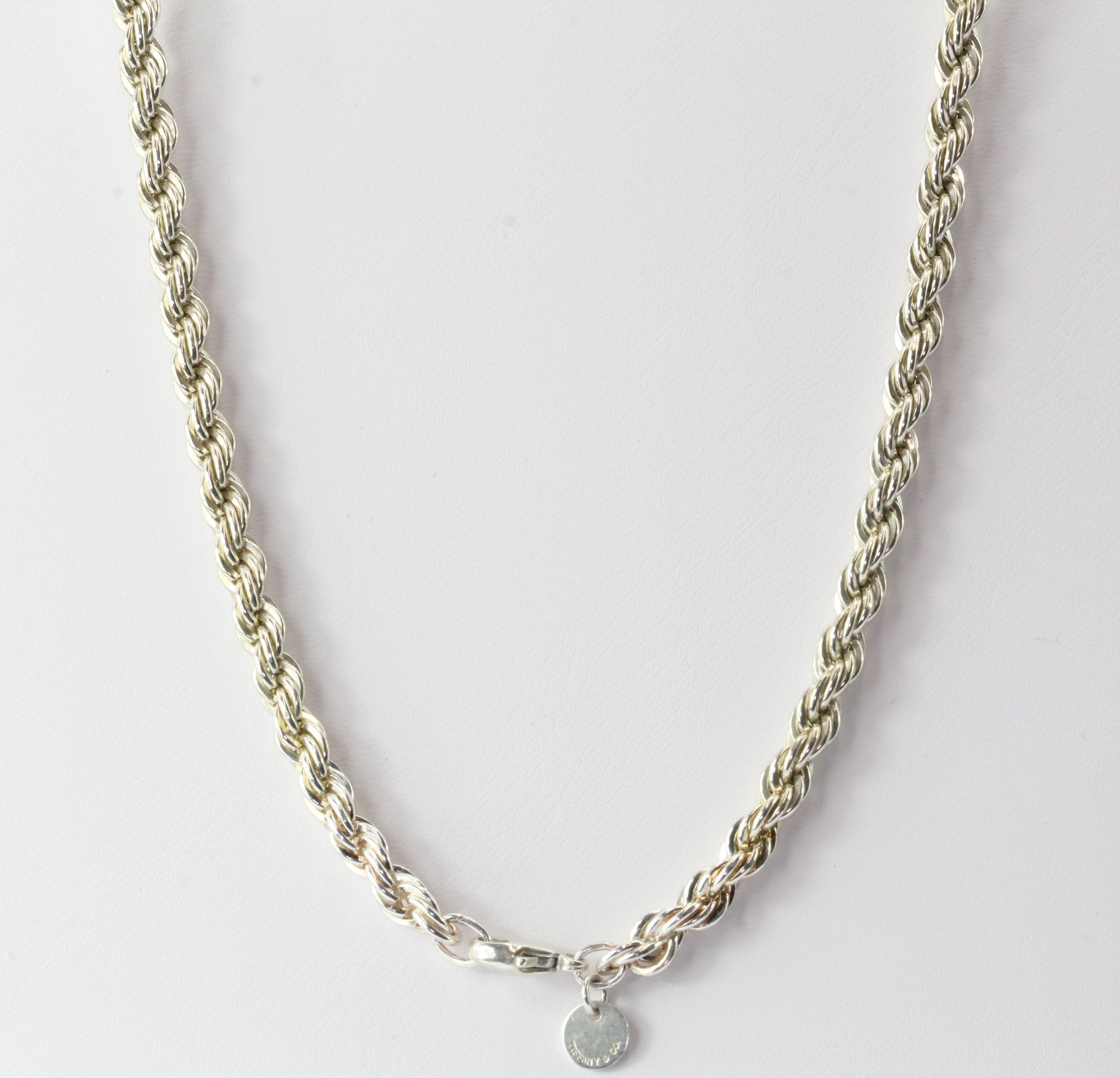Tiffany & Co Sterling Silver Rope Chain 24" - Queen May