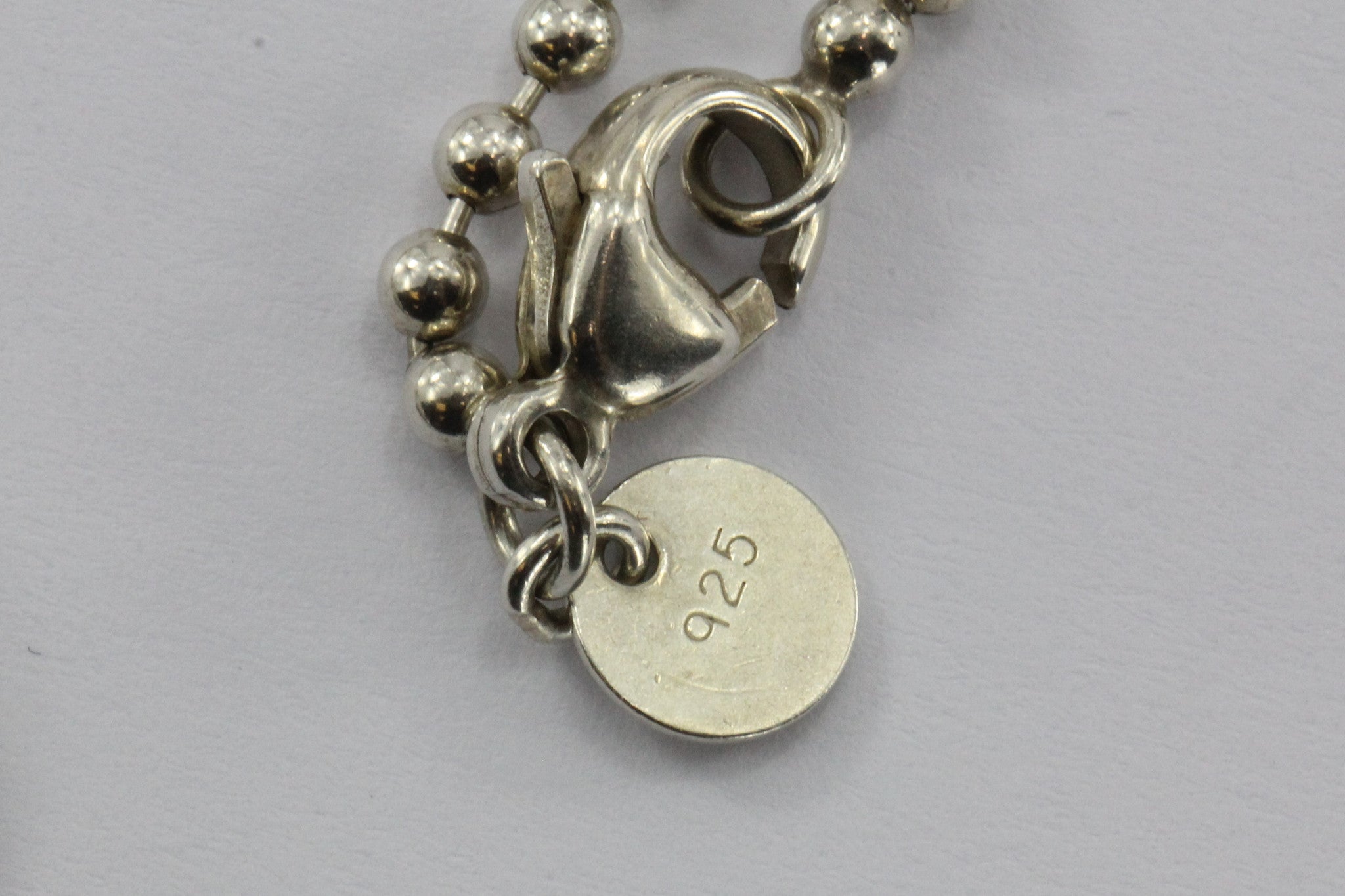 Vintage Tiffany & Co Sterling Silver & 18K Gold Heart Pendant & Necklace - Queen May