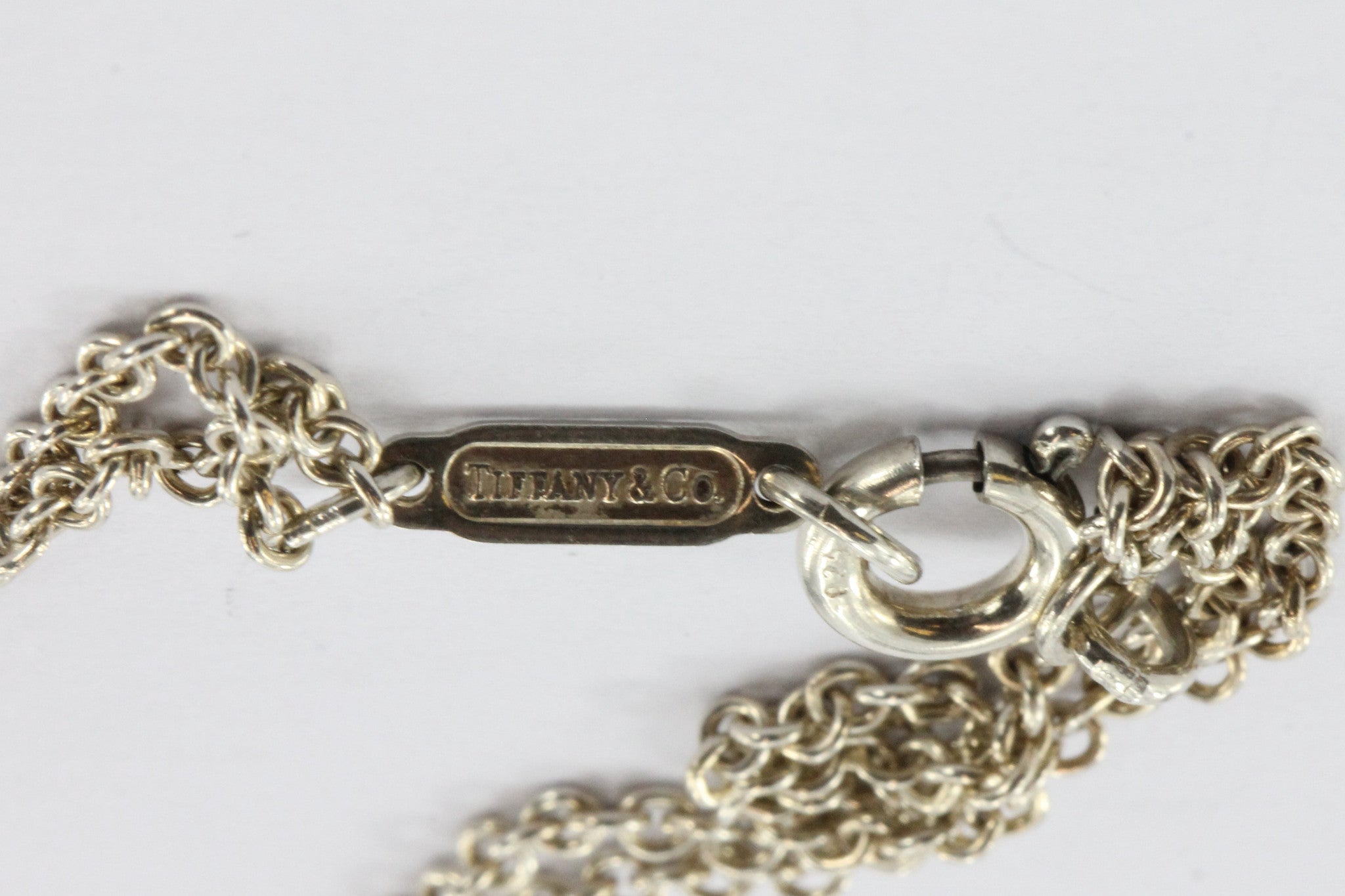 Tiffany & Co 925 Sterling Silver Double Chain Infinity Necklace - Queen May