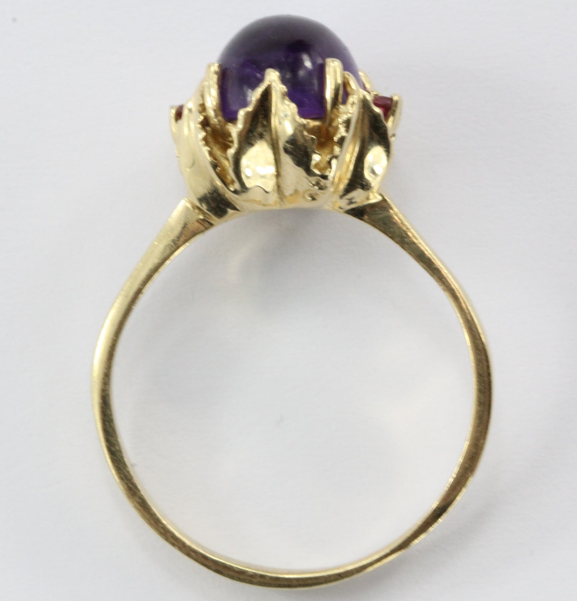 Vintage 14K Gold 3.25 Carat Amethyst Ring - Queen May
