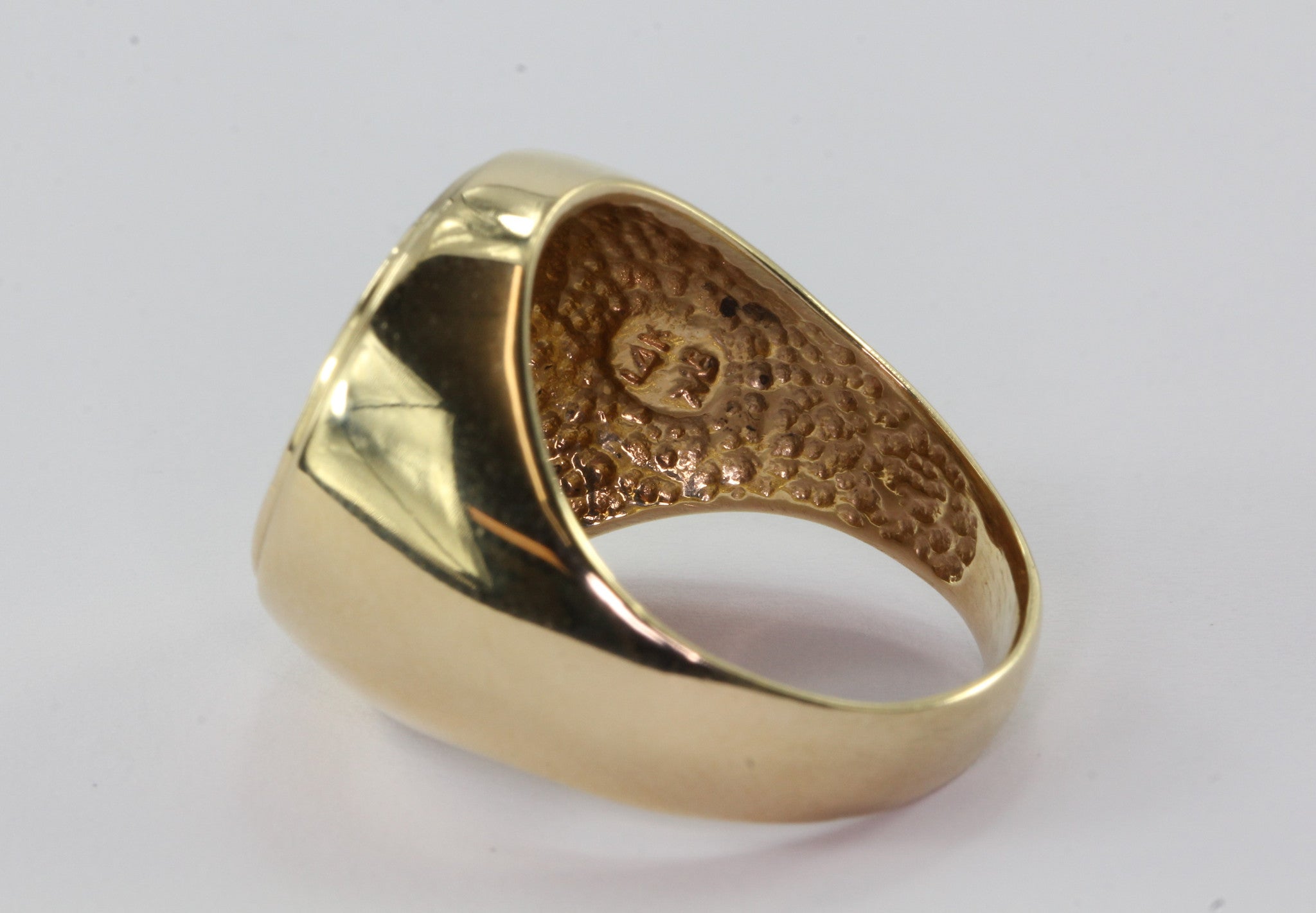 1854 US Gold $1 Dollar Indian Princess set in 14K Gold Ring Size 7.5 - Queen May
