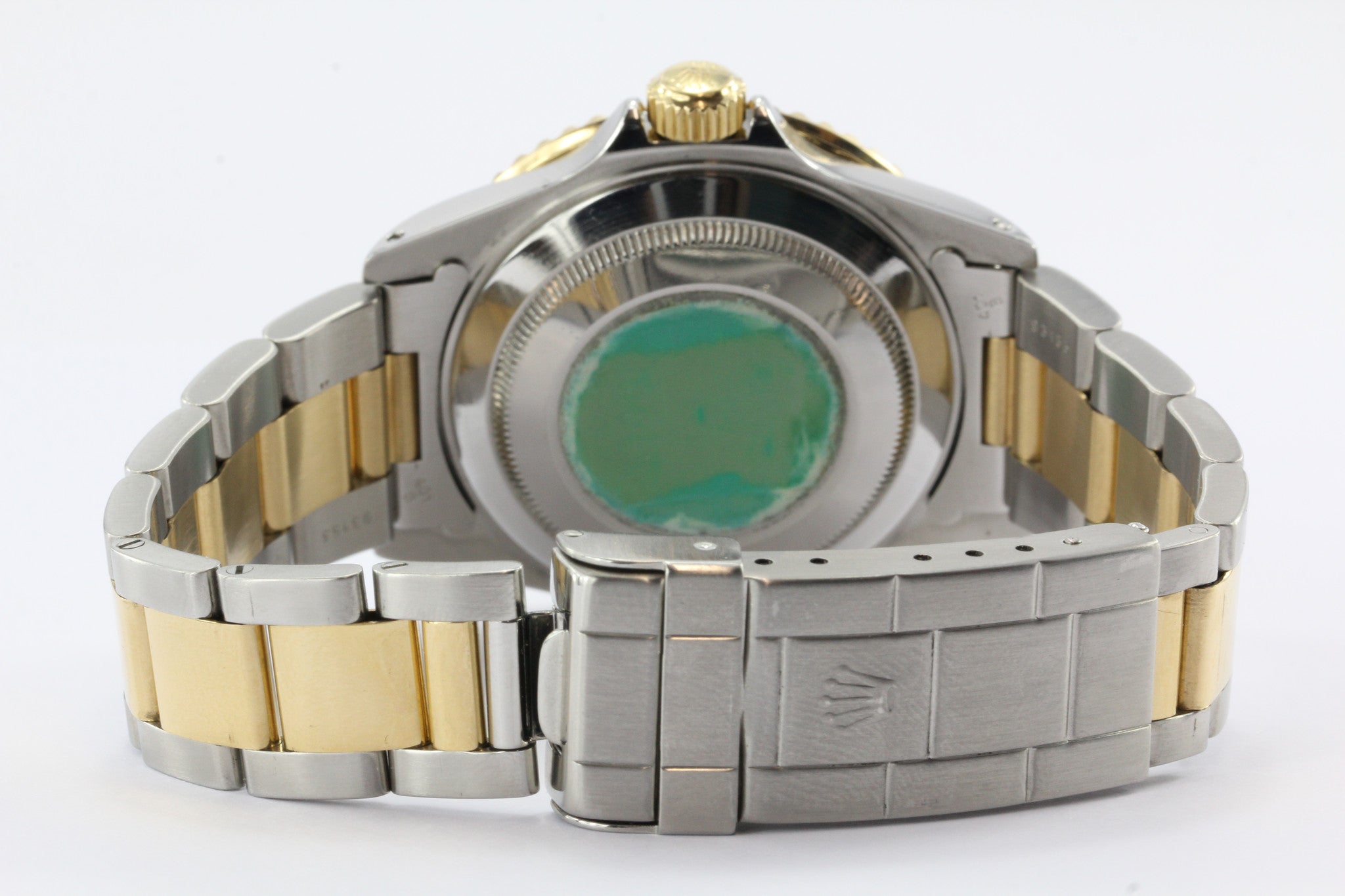 Rolex Submariner Chronometer 18K Gold and Stainless Steel Serti Diamond Dial Refrence 16613 - Queen May