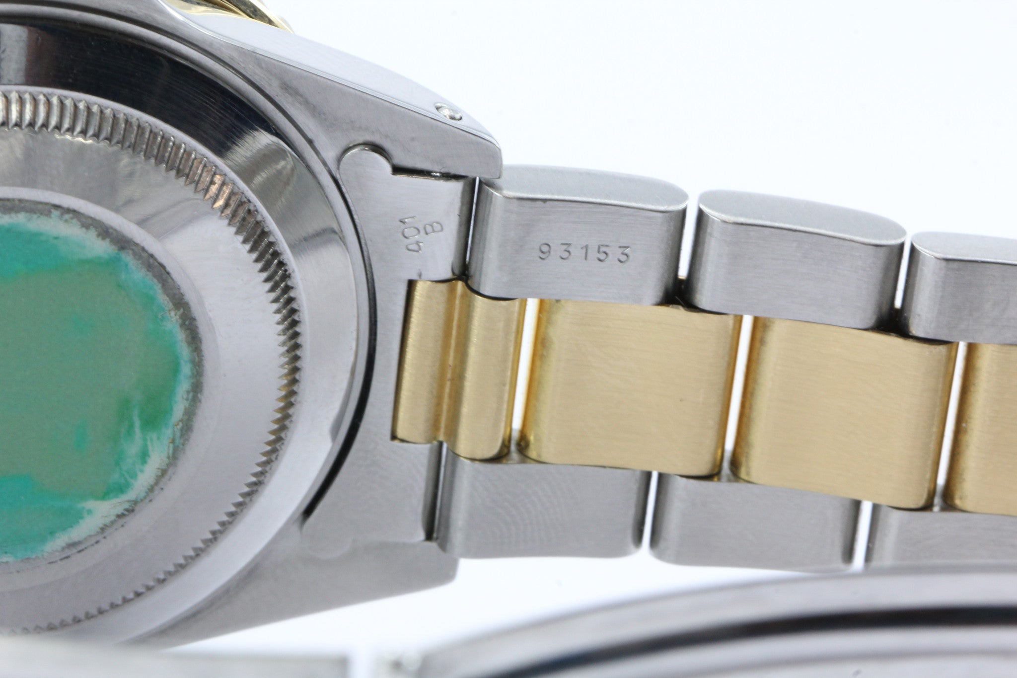 Rolex Submariner Chronometer 18K Gold and Stainless Steel Serti Diamond Dial Refrence 16613 - Queen May