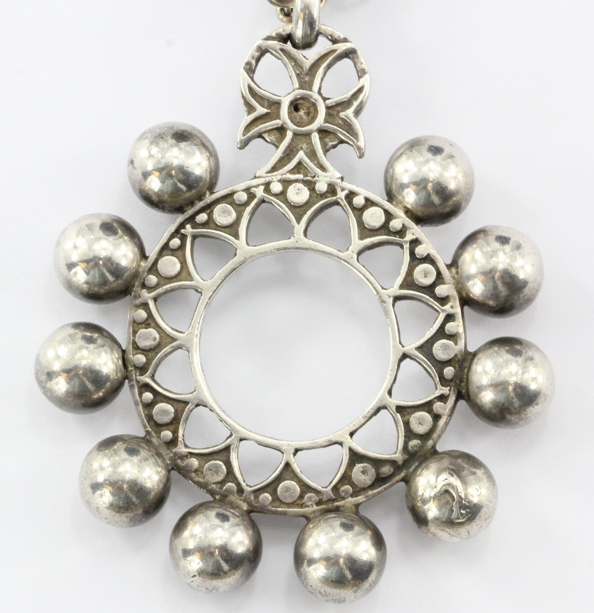Antique French Gothic Arts & Crafts 800 Necklace - Queen May