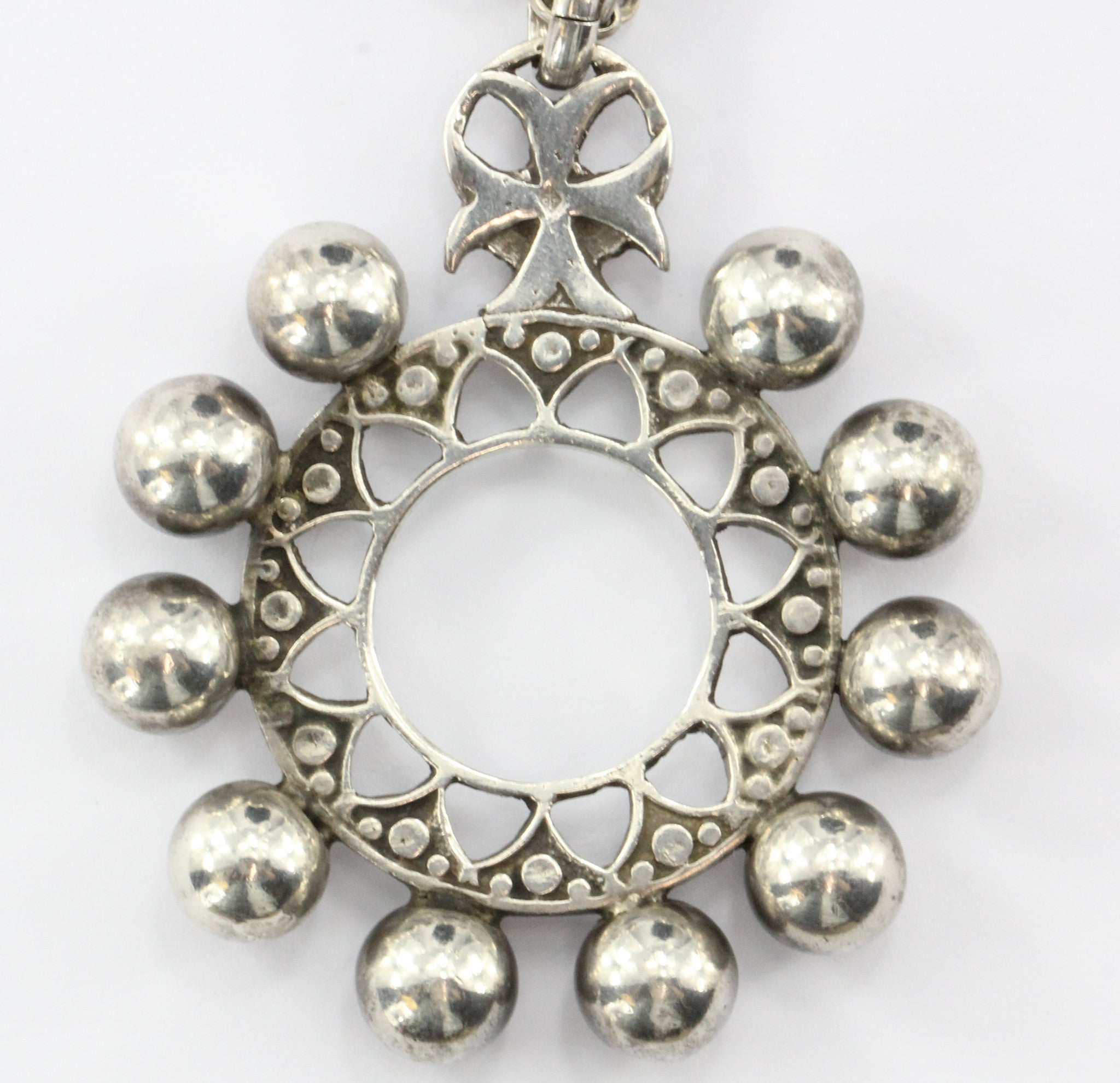 Antique French Gothic Arts & Crafts 800 Necklace - Queen May