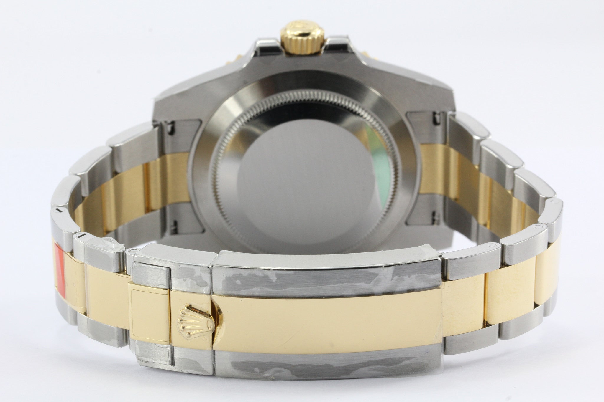 Rolex Black Dial Submariner Stainless 18K Gold Oyster Automatic Watch 116613 - Queen May
