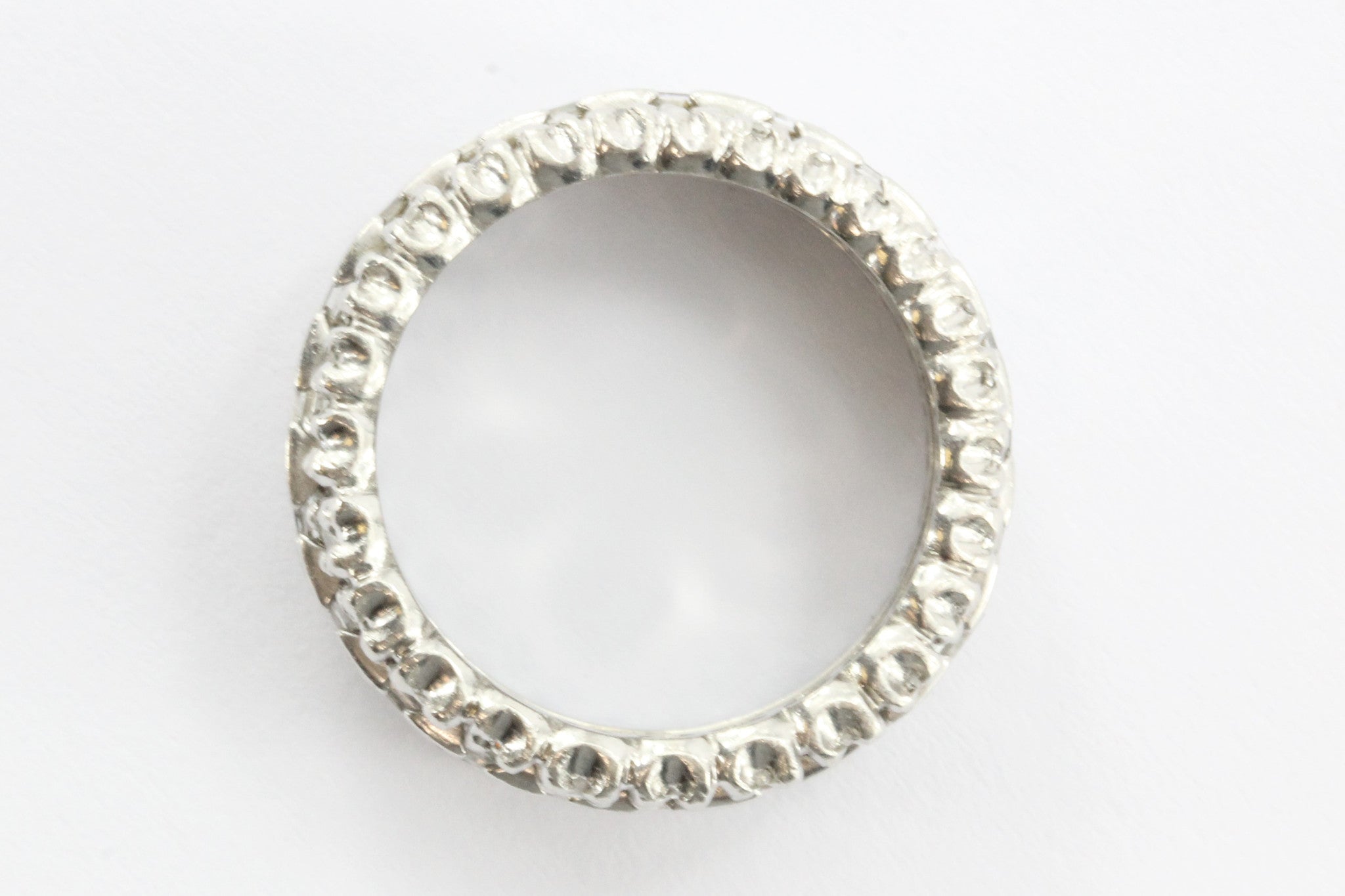 Platinum 4 CTW Diamond Eternity Band Ring Size 6 - Queen May