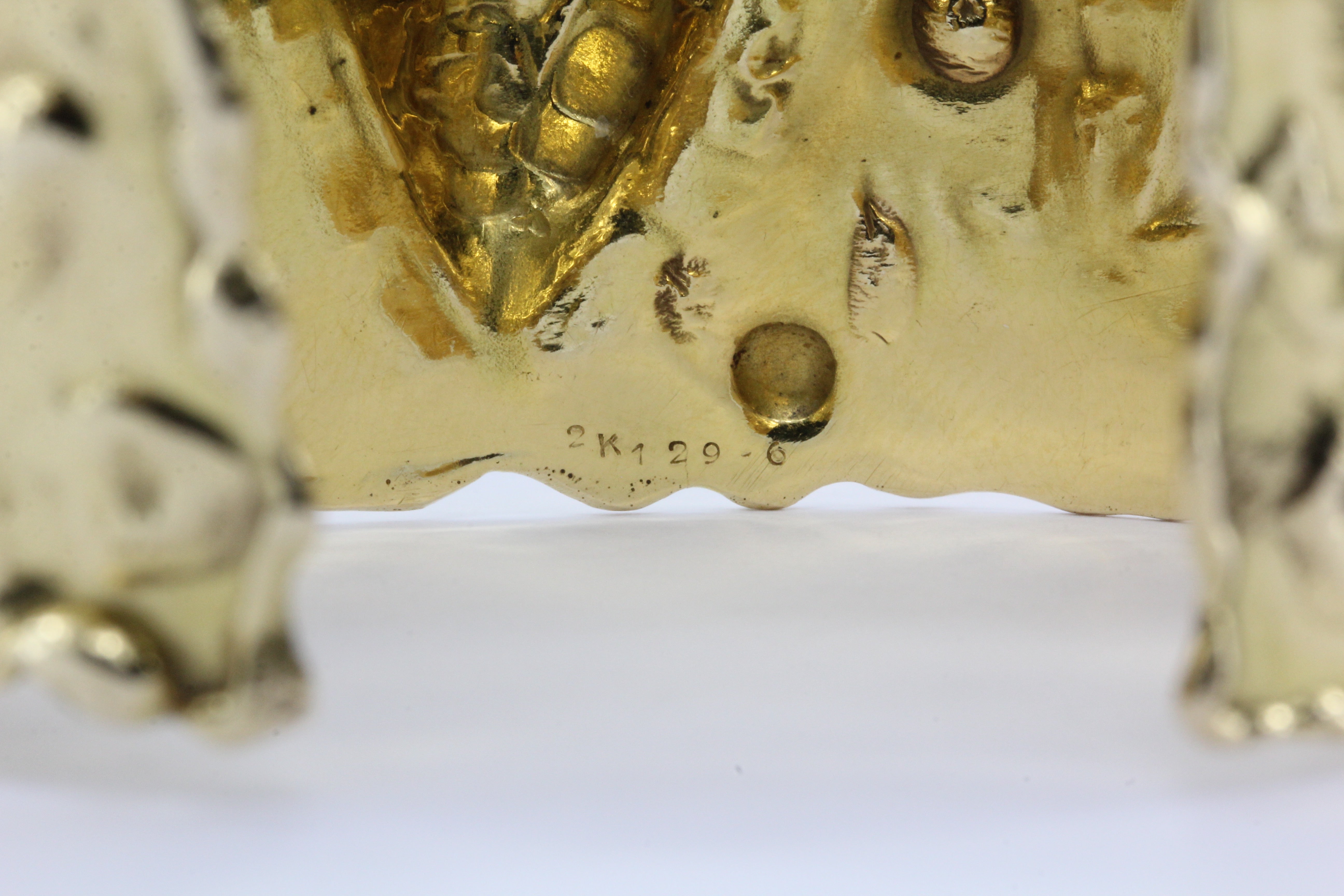 Van Cleef & Arpels 18K Gold Jackie-O Manchettes Cuff Bracelets Pair c.1970 - Queen May