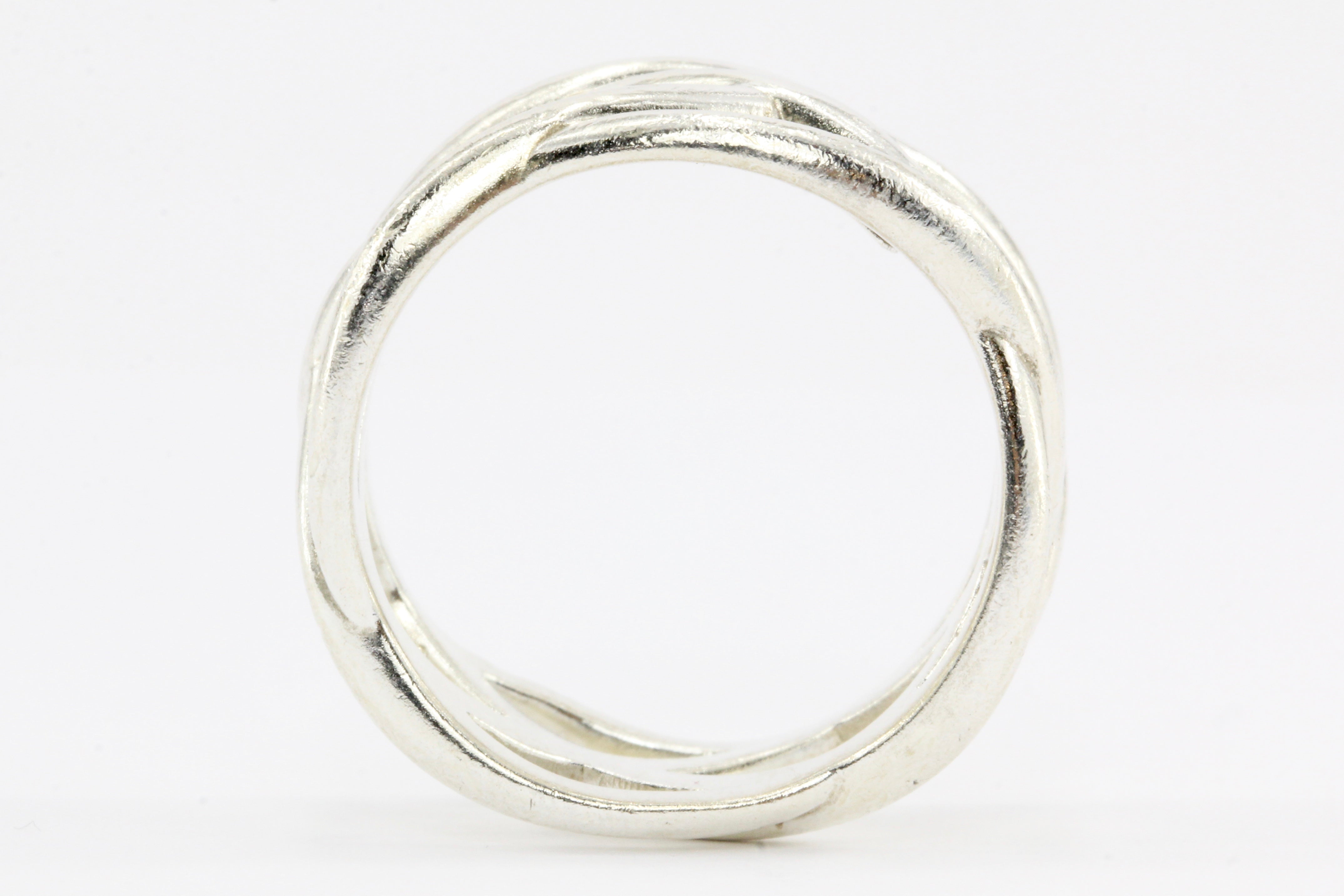 Tiffany & Co. Sterling Silver Celtic Knot Ring - Queen May