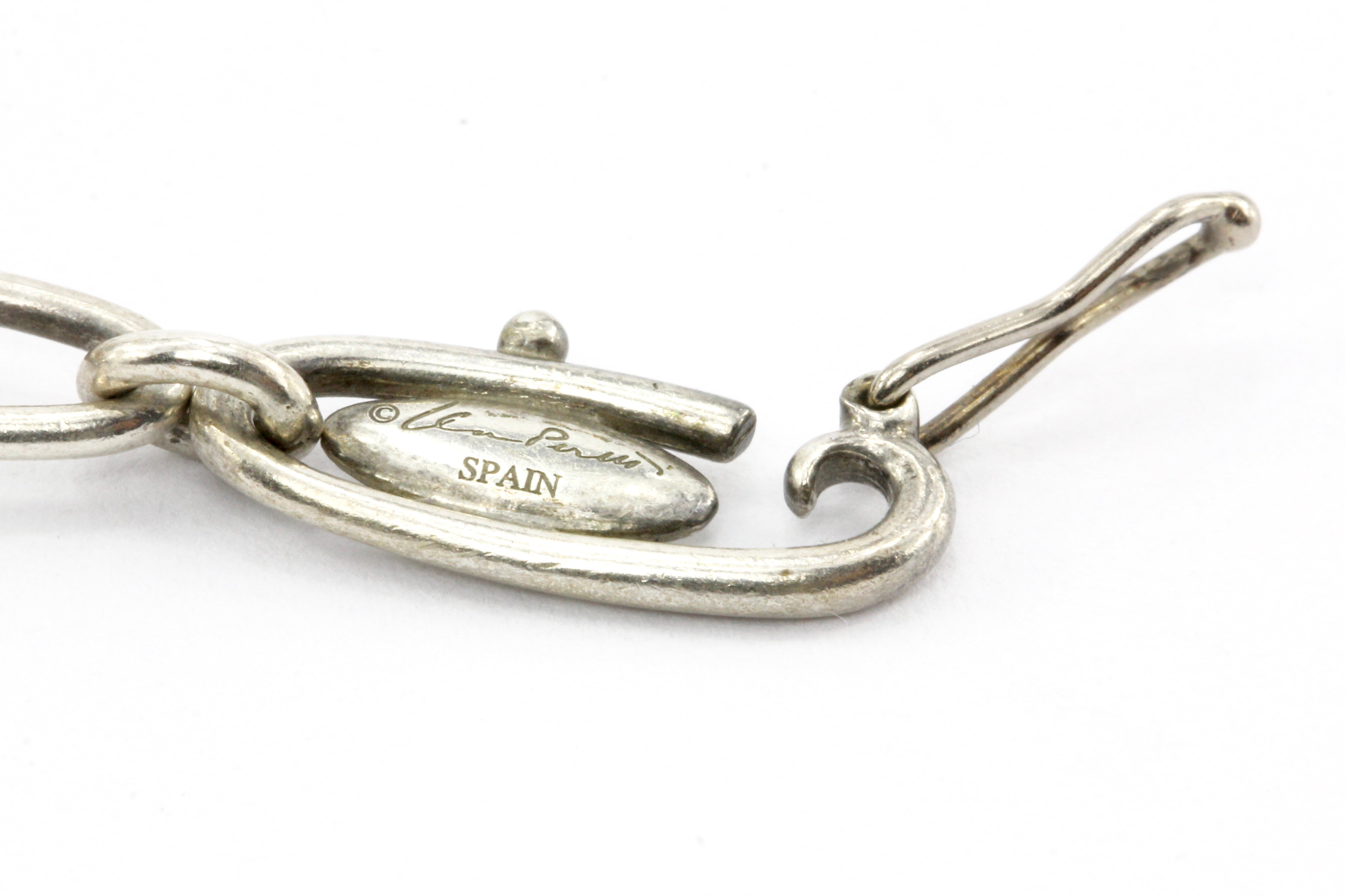 Tiffany & Co. Sterling Silver Multistage Five Charm Bracelet - Queen May