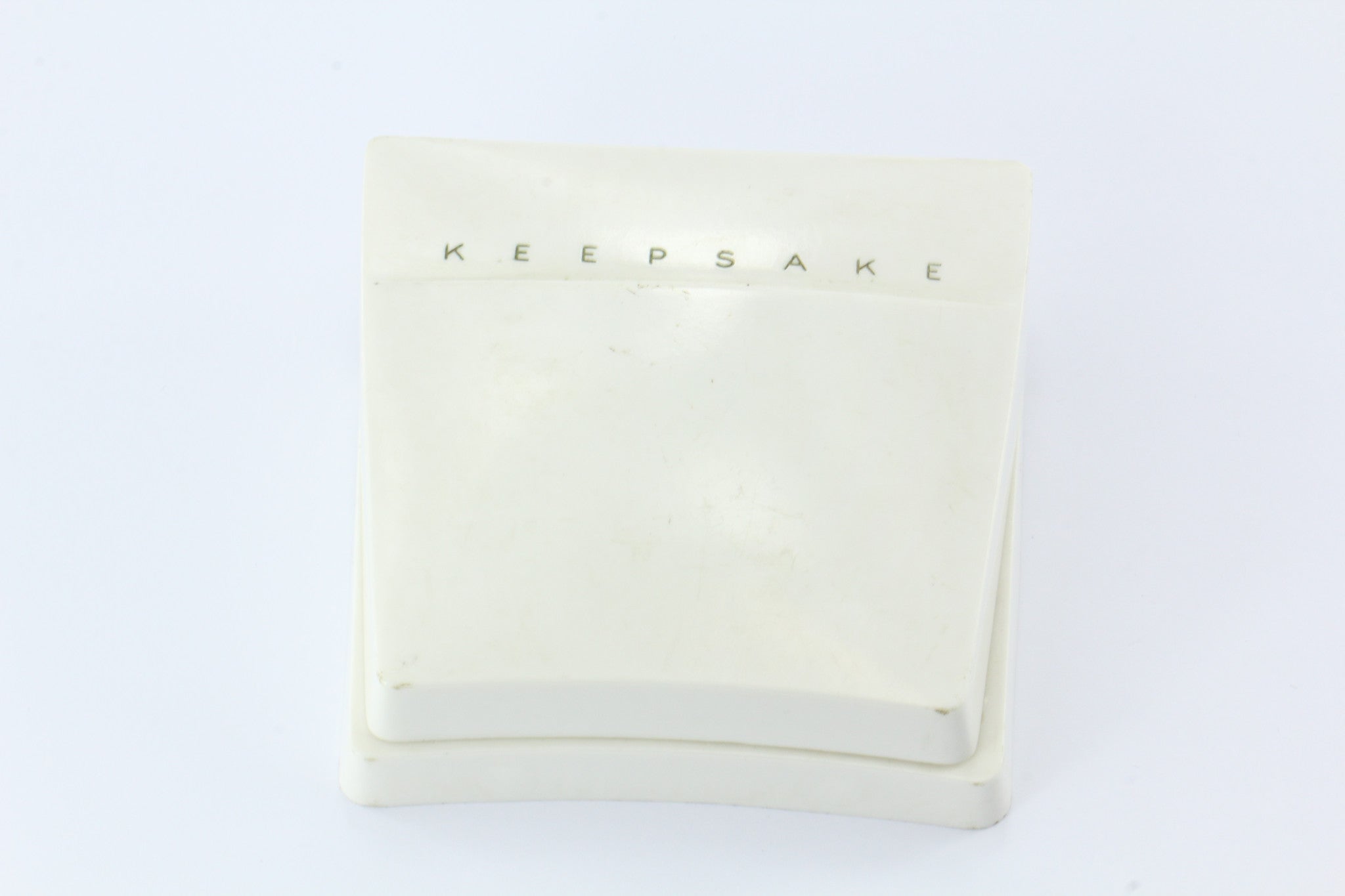 Vintage 14K White Gold & 1/4 Carat Diamond Engagement Wedding Ring Set 1964 - Queen May