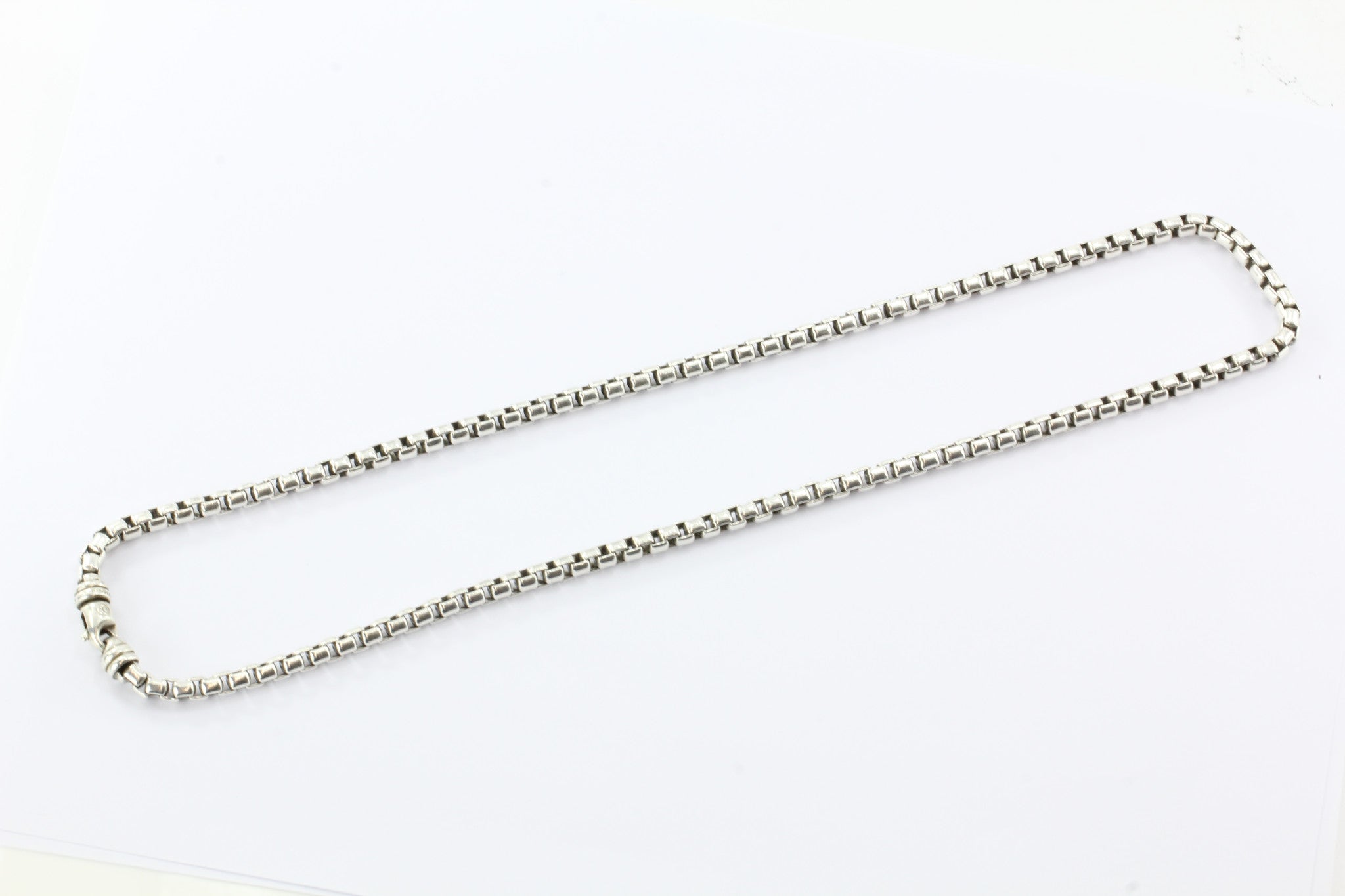 David Yurman 5mm Signature Box Chain Necklace 22.5" - Queen May