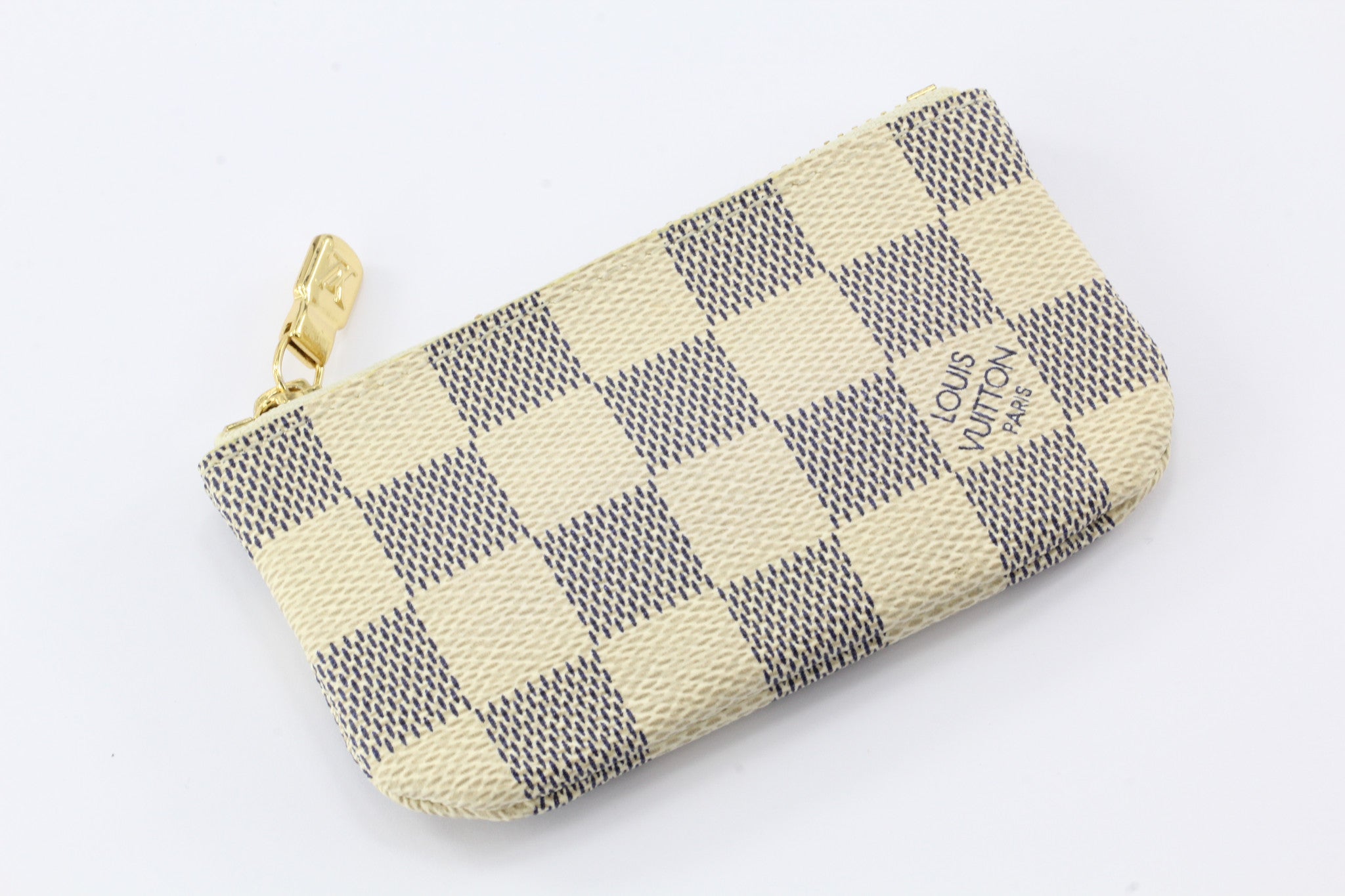 Louis Vuitton Damier Azur Key Pouch in Box - Queen May